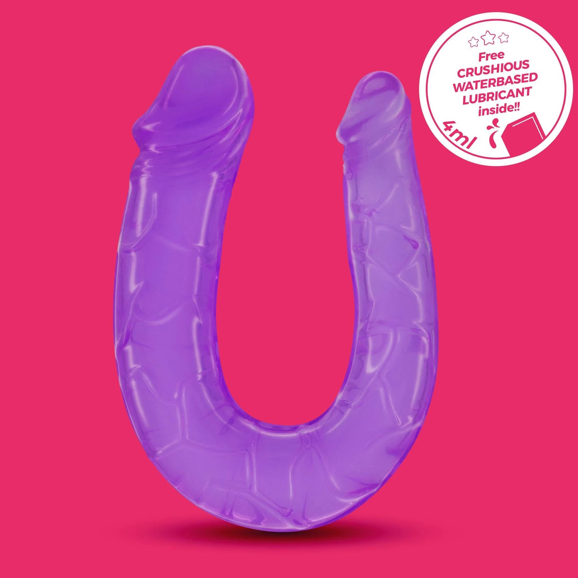 Double Trouble - Double Dildo - 10.6 / 27 cm - Purple