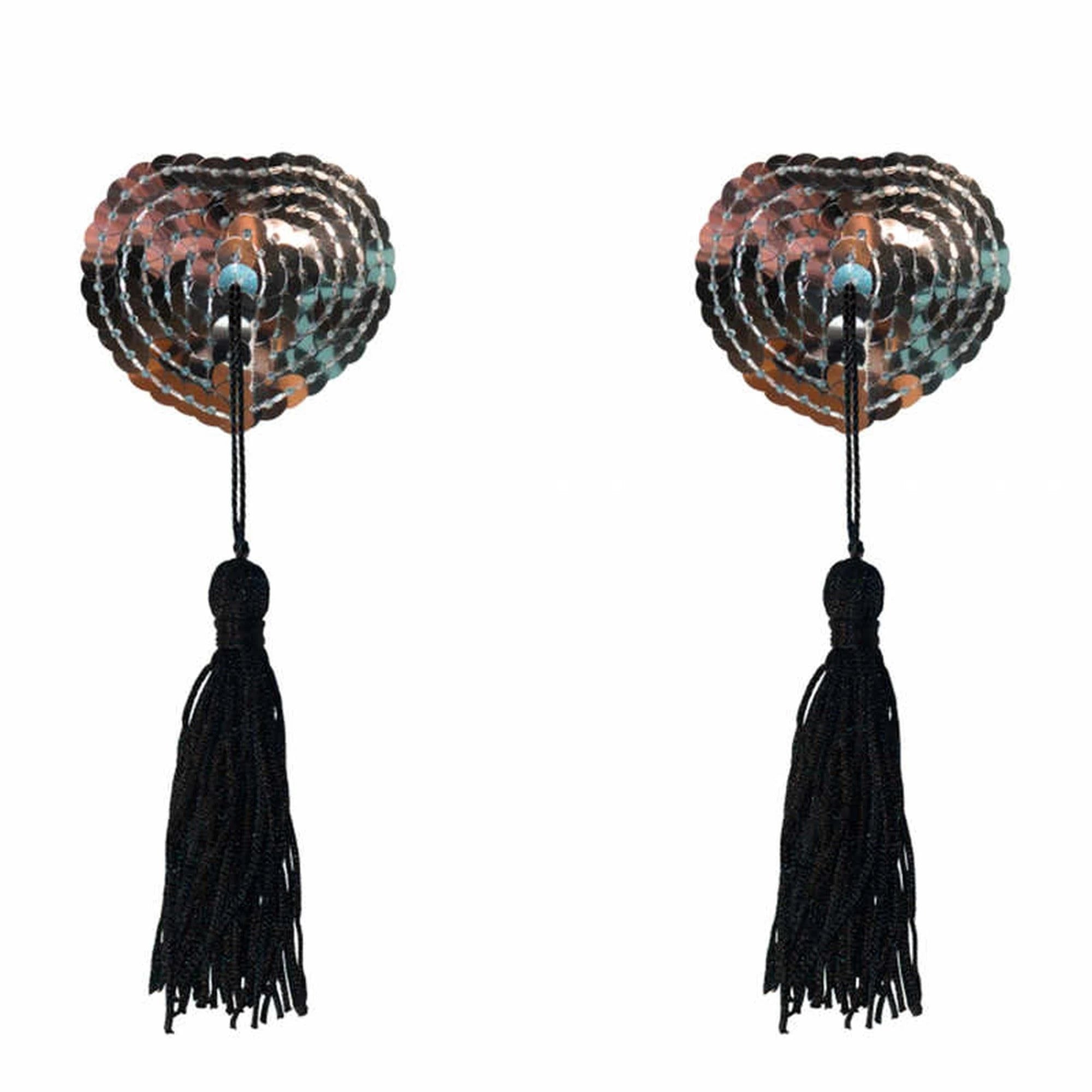 Pasties Burlesque Gypsy Silver