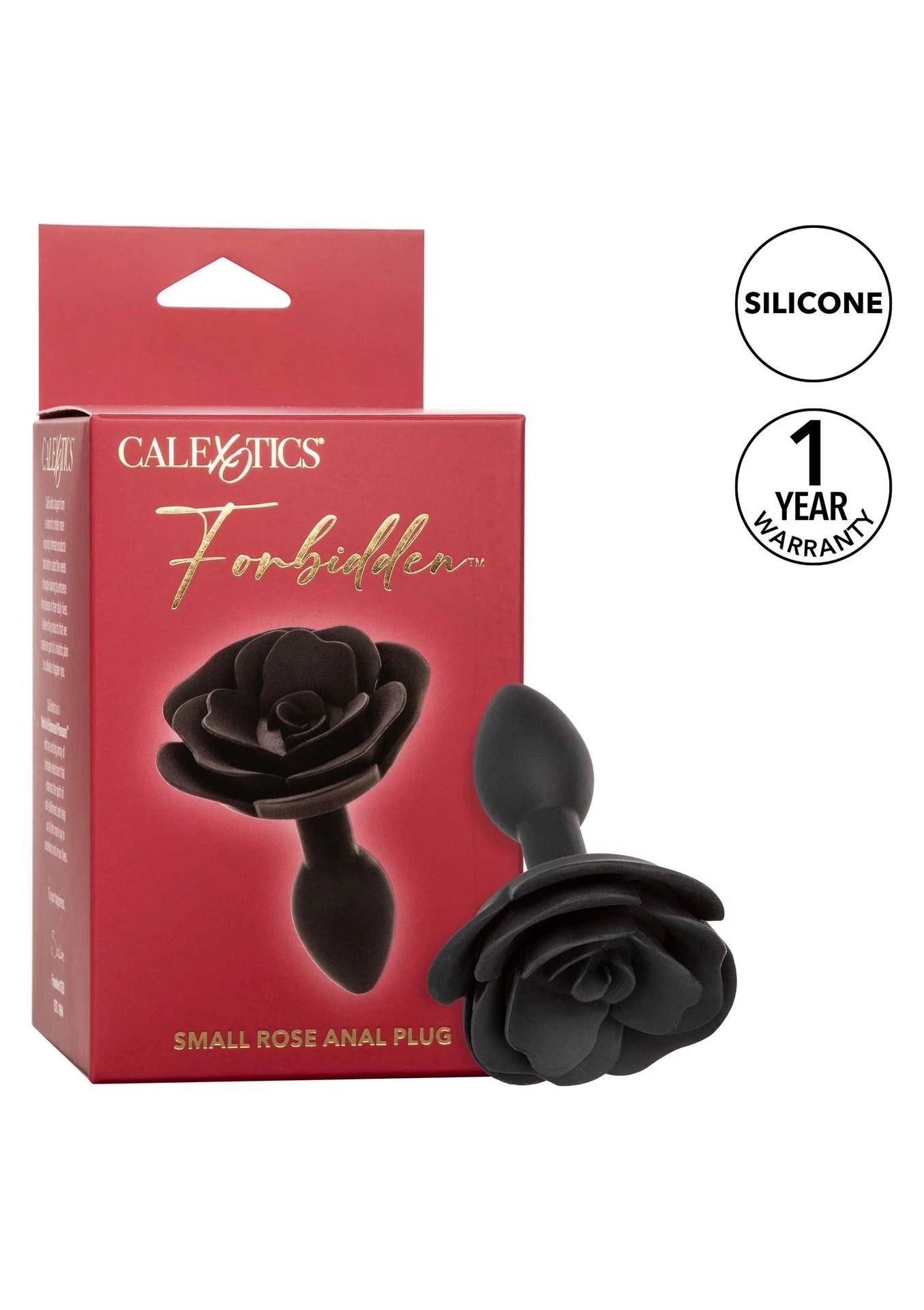 Petit plug anal rose noir