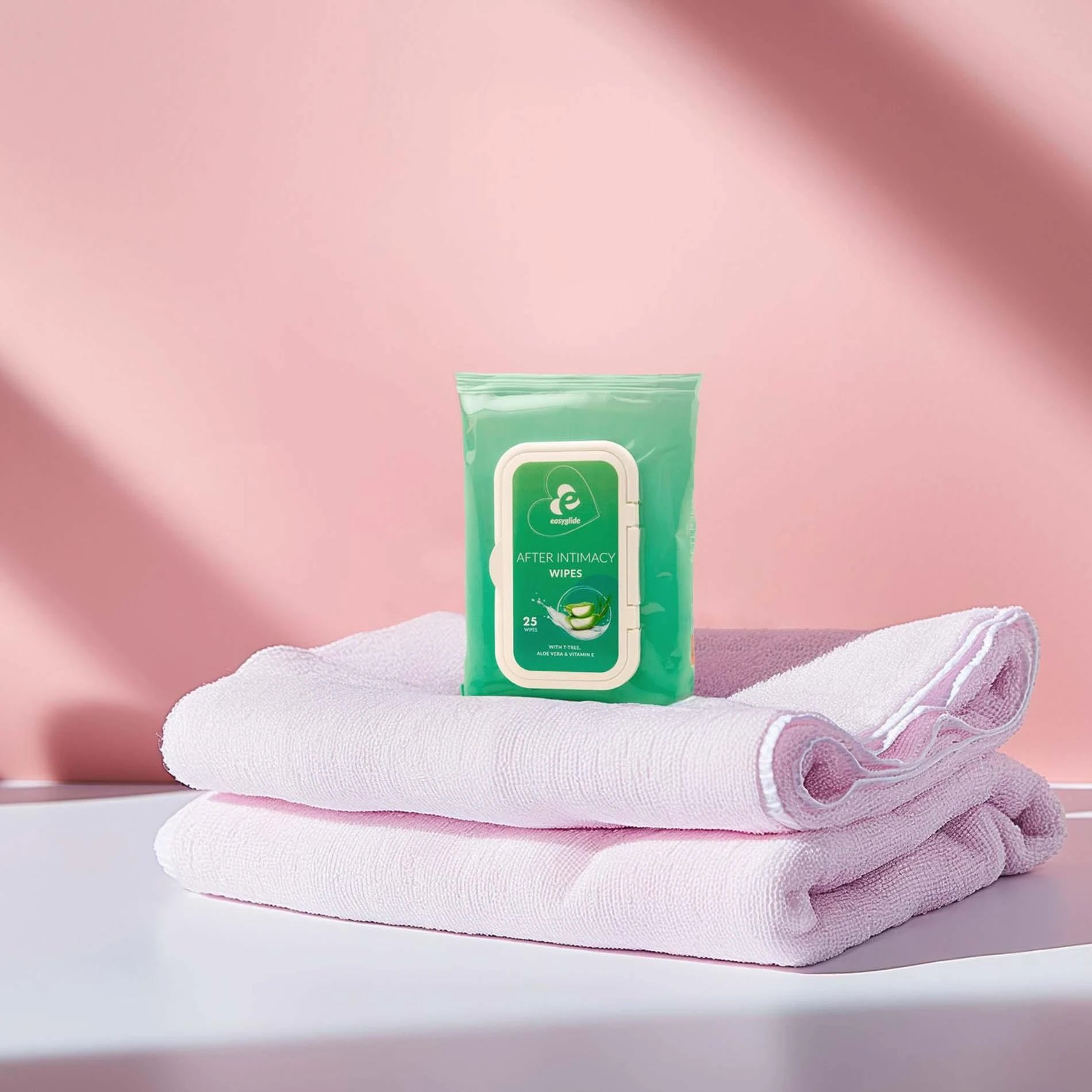 EasyGlide - Lingettes après l'amour 25 lingettes