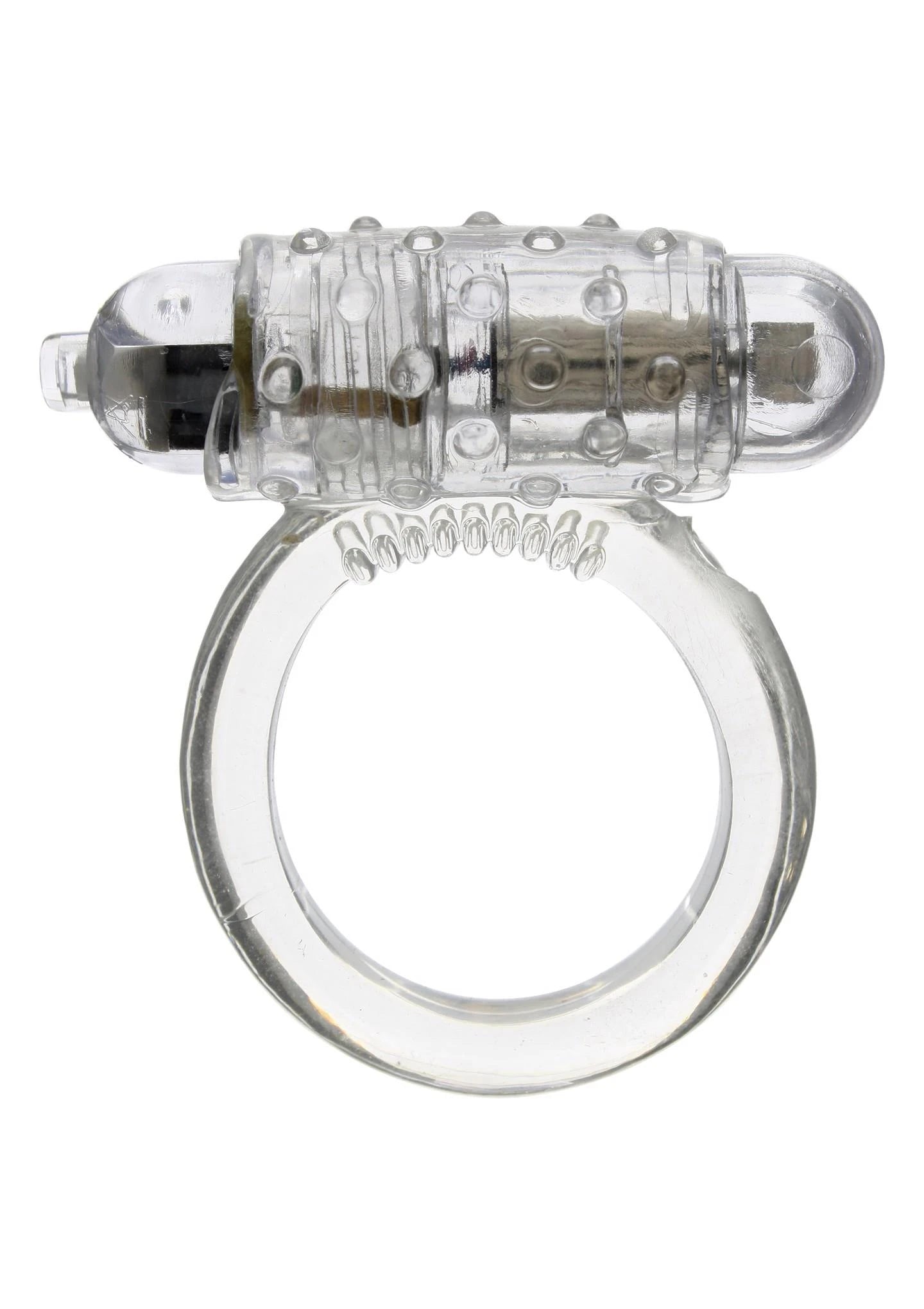 Anneau pénien en silicone transparent