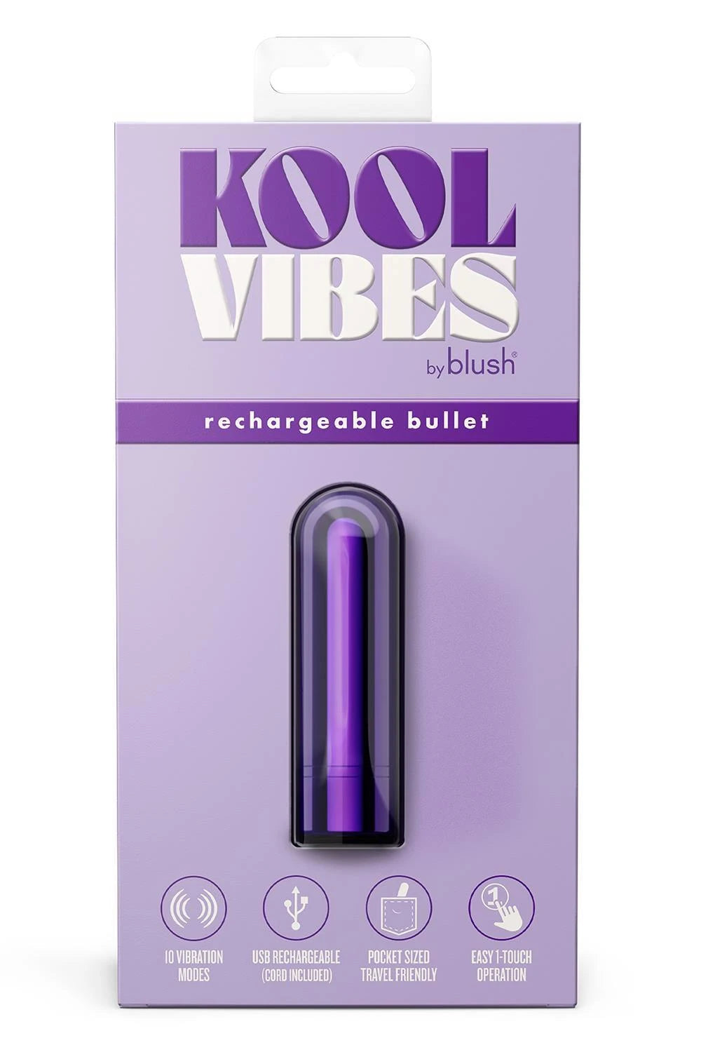 KOOL VIBES MINI-BALLE RECHARGEABLE RAISIN