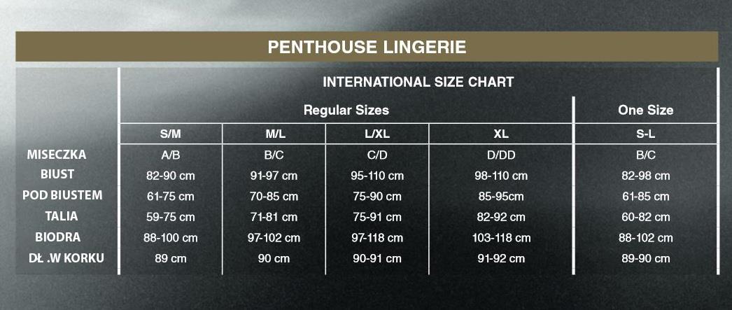 Lingerie-Earth-shaker rouge M/L PENTHOUSE