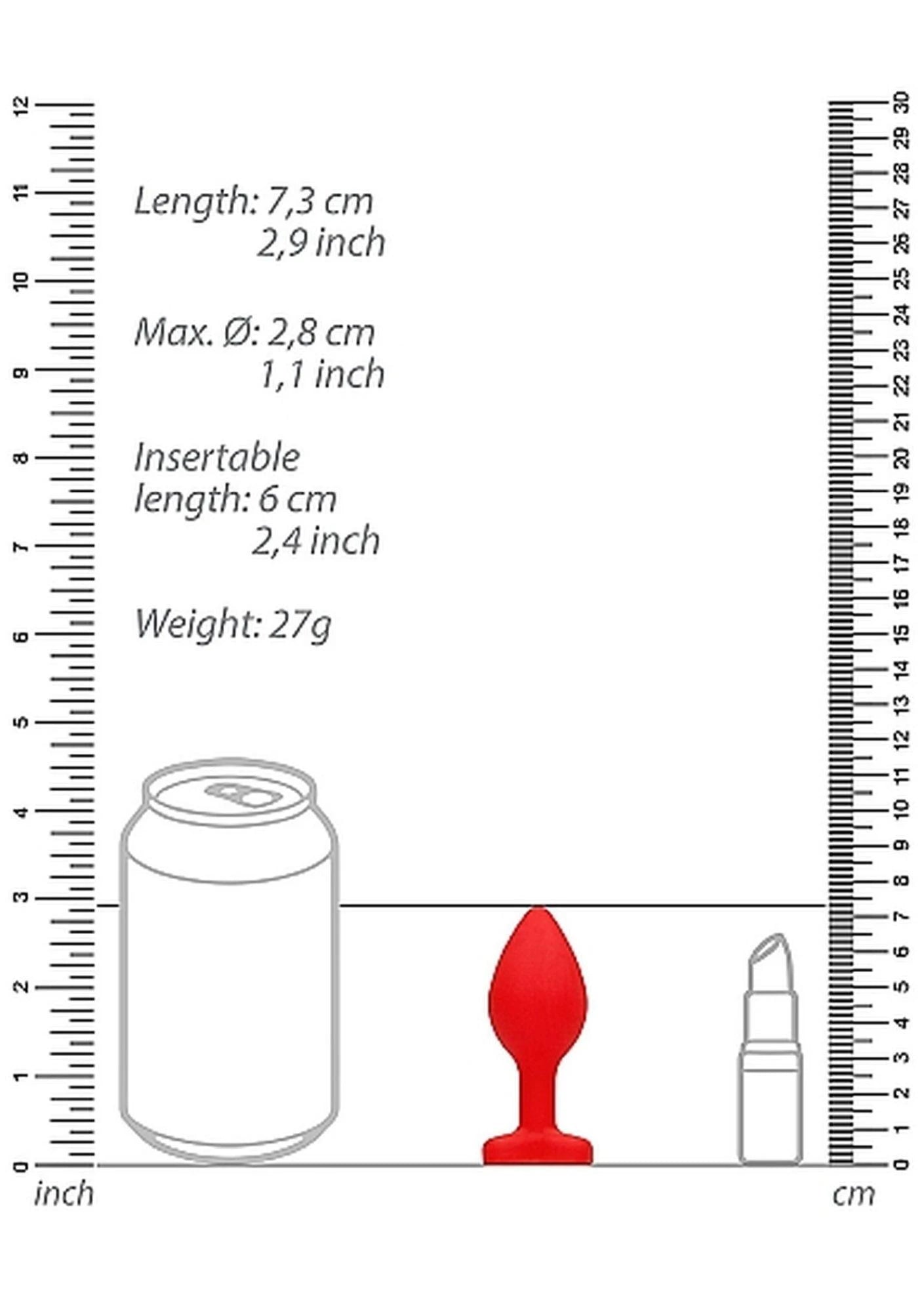 Diamond Heart Butt Plug - Regular