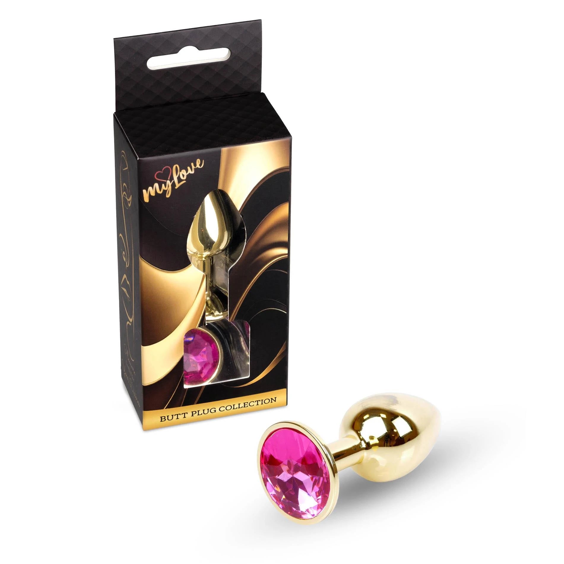MyLove Toys - Jewellery Gold PLUG - Pink