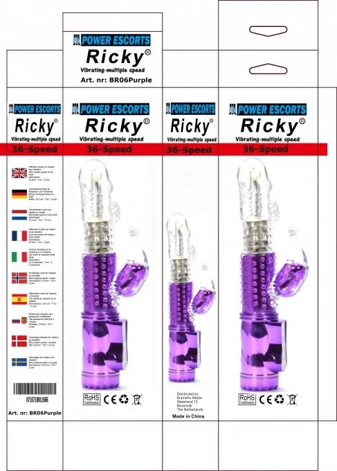 Ricky purple 36 speed rabbit 23.5 cm
