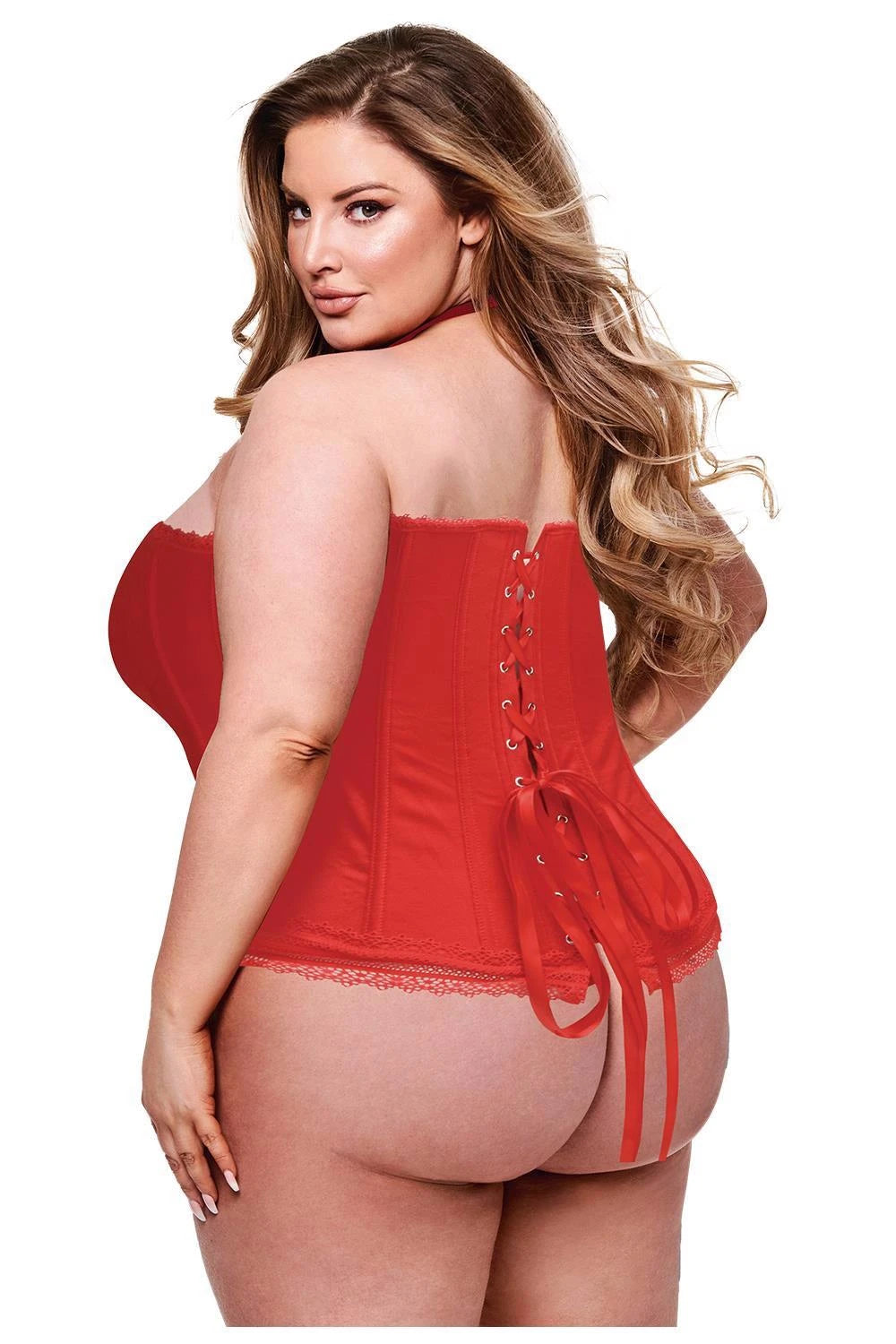 BACI BUSTIER RED, 3X/4X