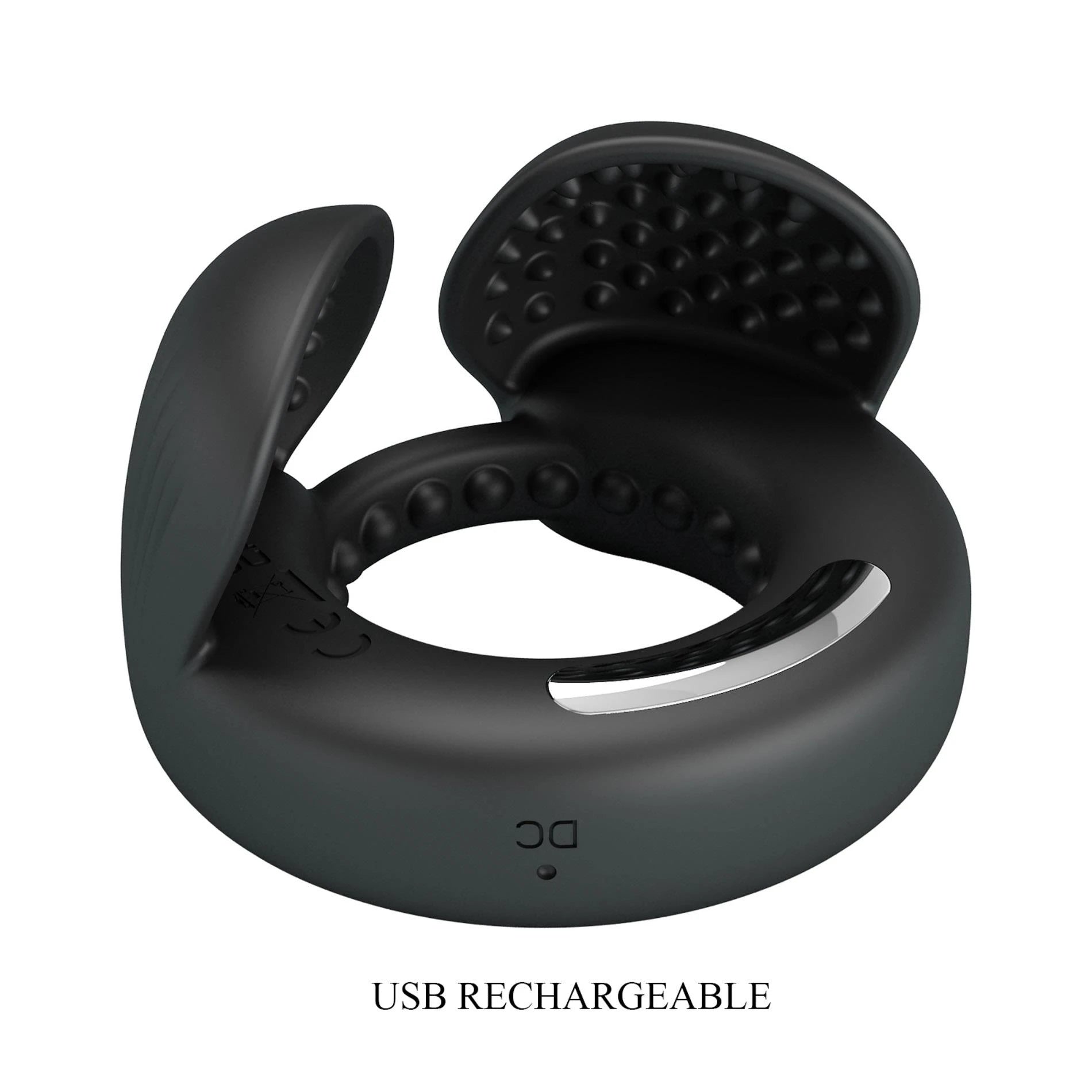 Pretty Love Quentin Anneau Pénien Vibrant en Silicone