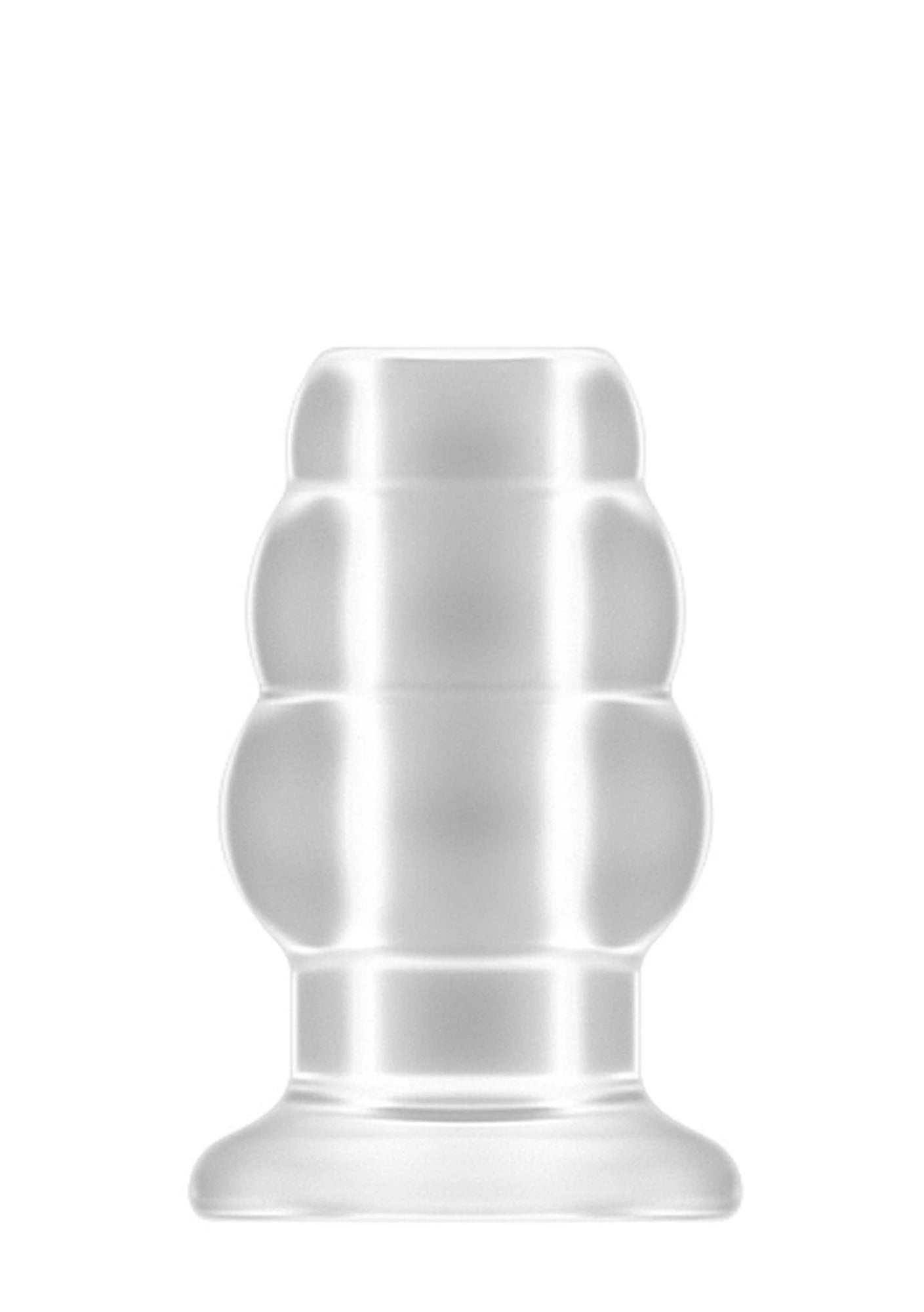 N°49 - Plug anal creux en forme de tunnel - 7,6 cm - Translucide