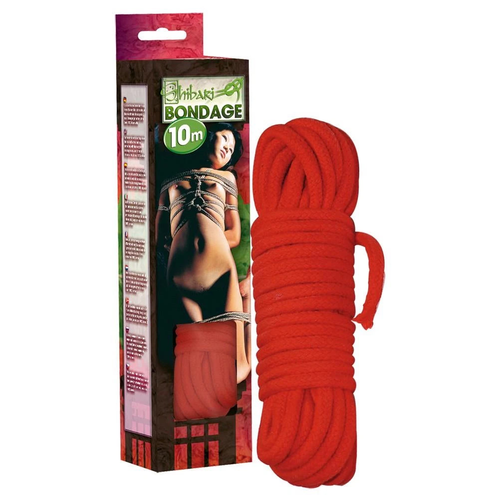 Corde rouge de 10 m