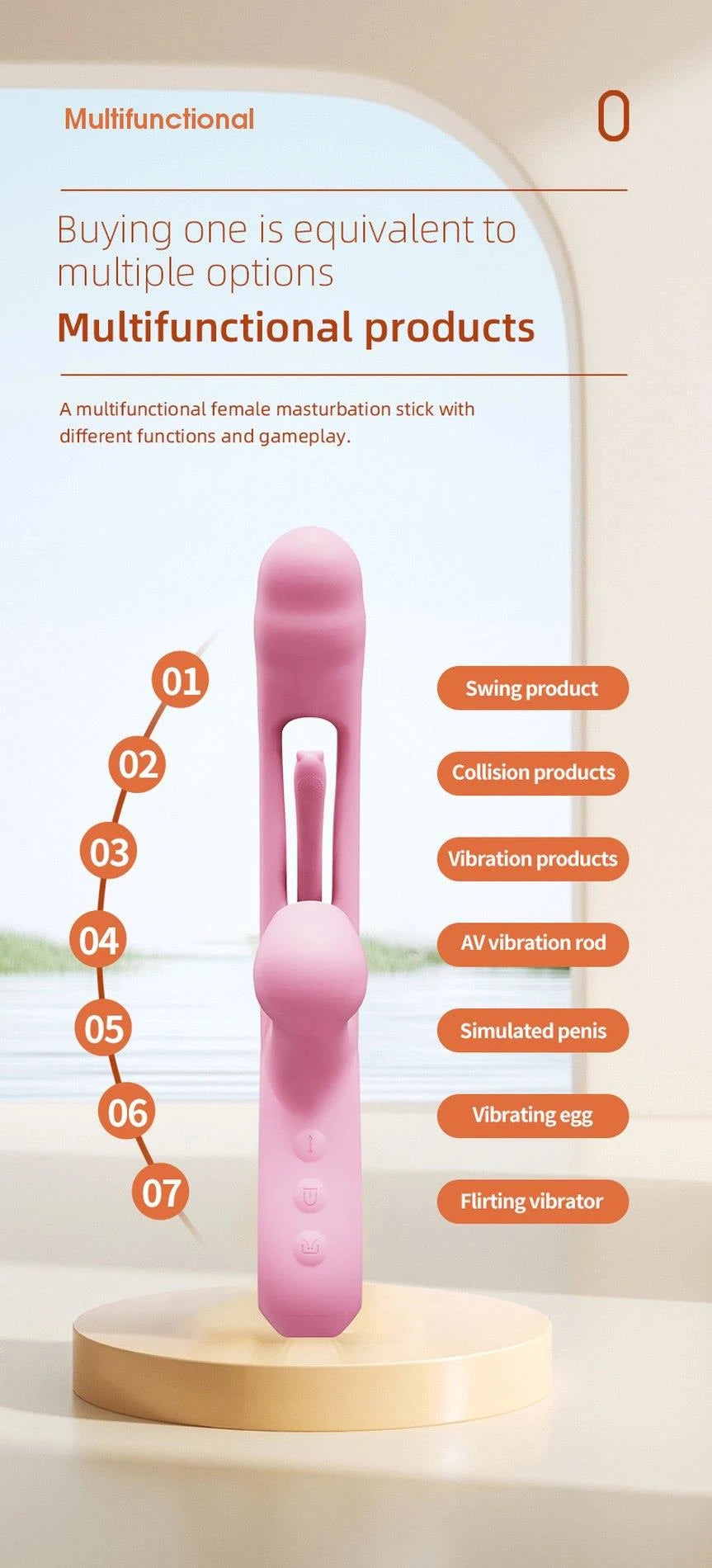 Course USB 36 fonctions de vibration et de tapotement