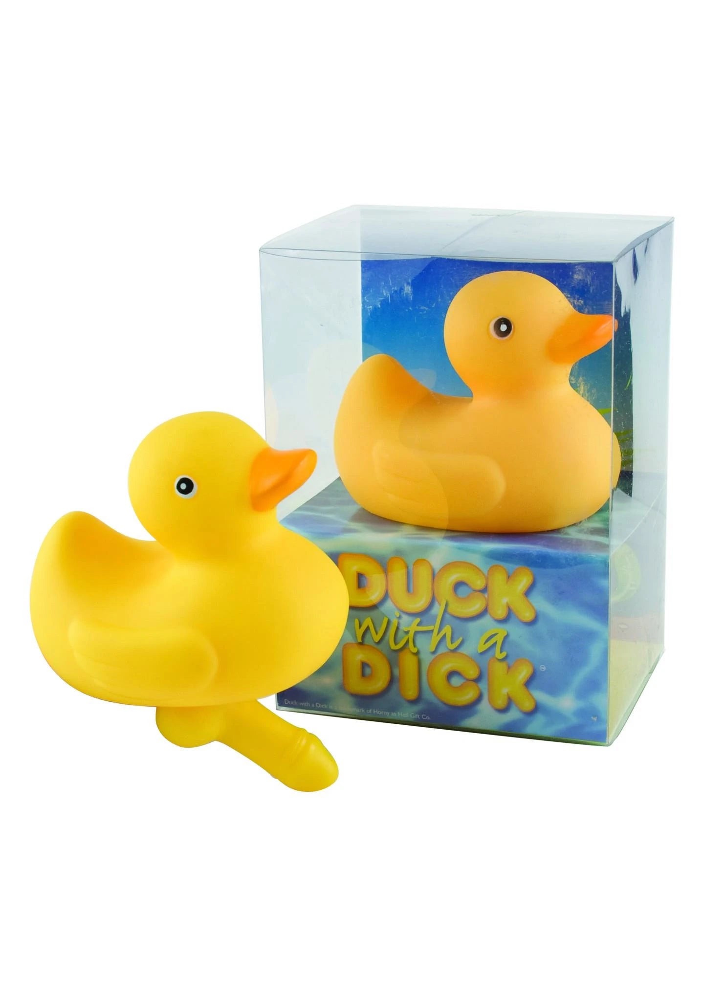 Canard avec un Dick jaune