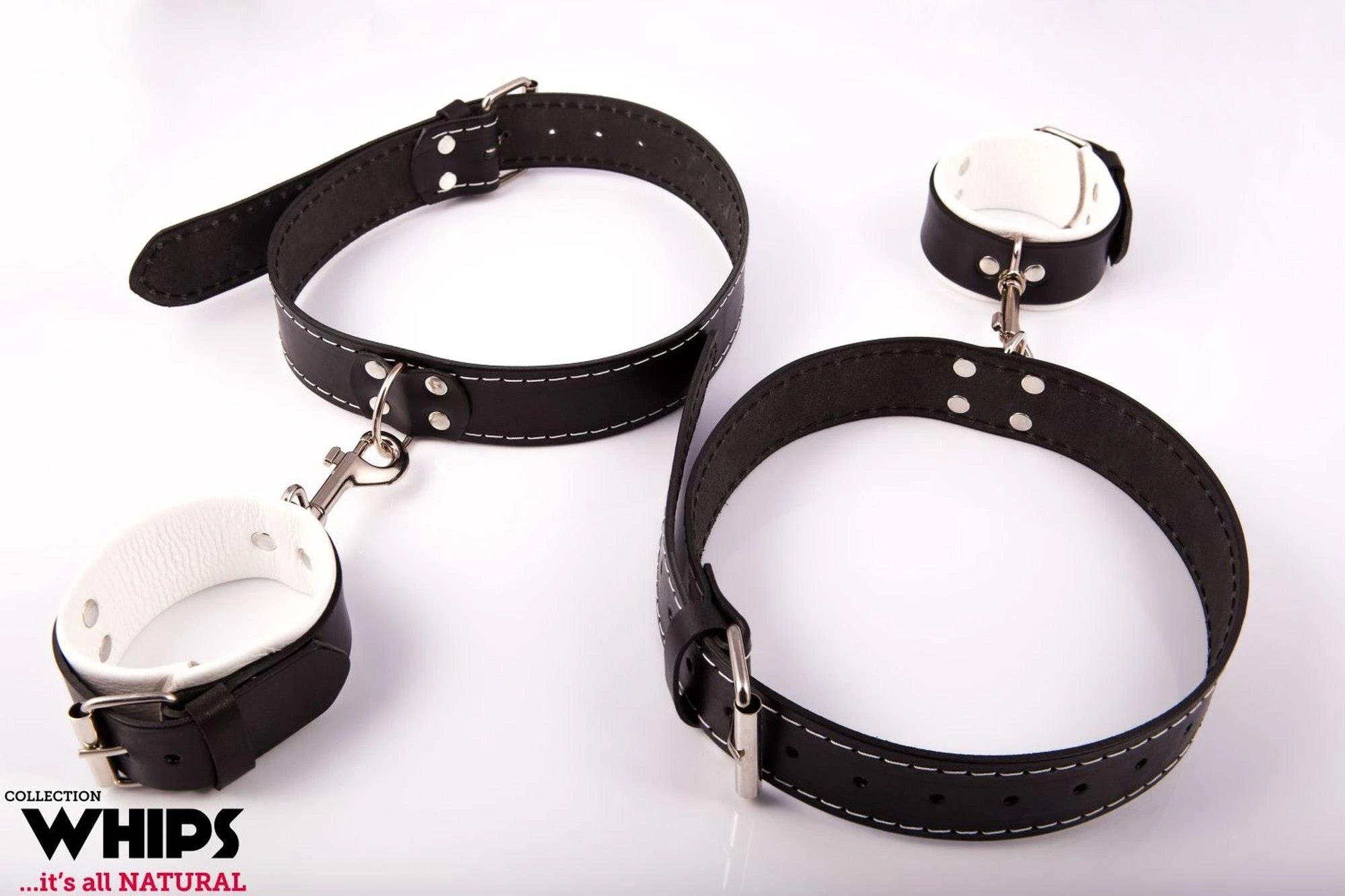 Thigh Cuffs - Men's Thigh Cuffs, White