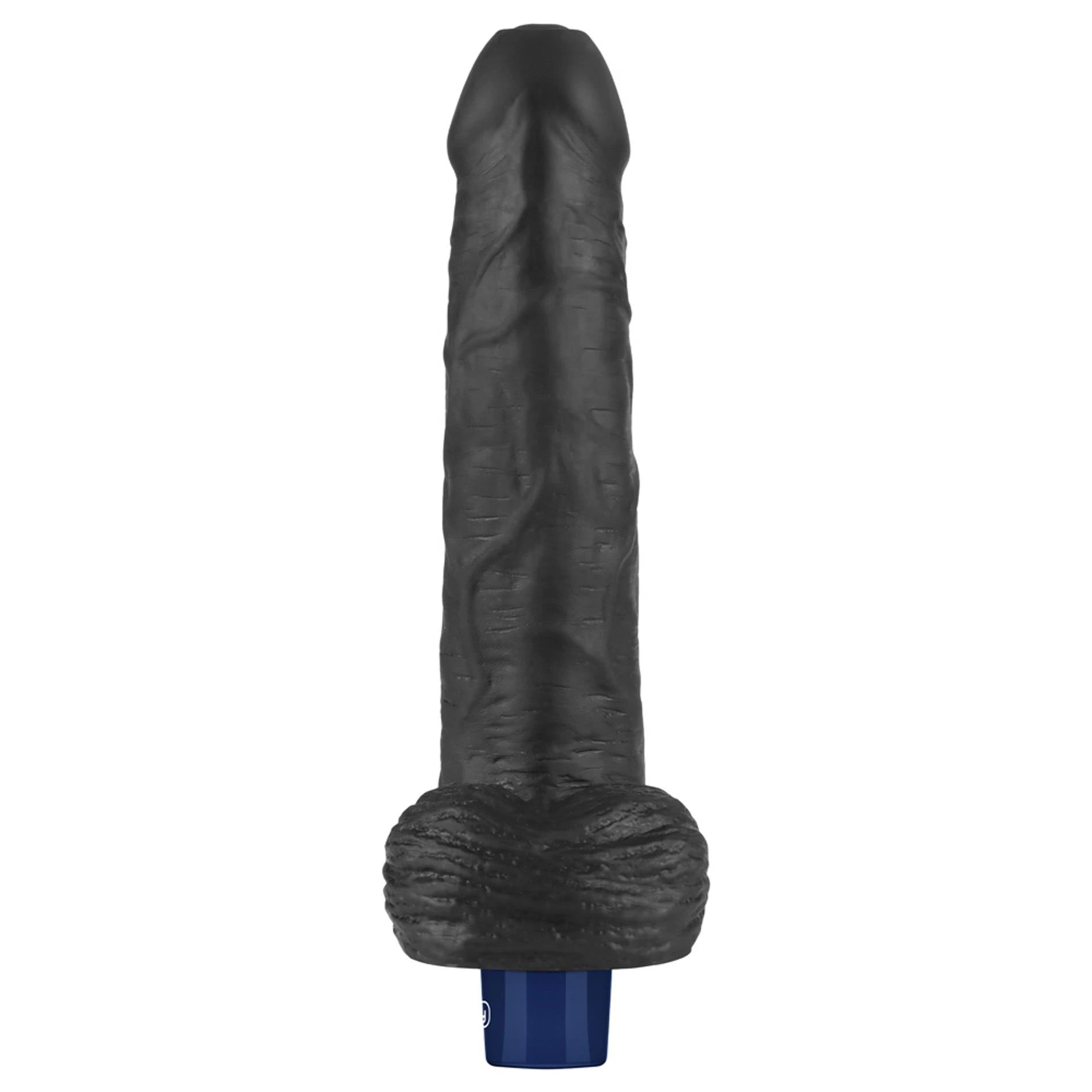 Gode vibrant rechargeable en TPE REAL SOFTEE 9" (noir)