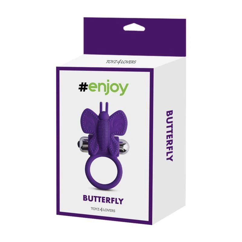 Anneau vibrant pénien - Anello fallico vibrante butterfly Toyz4Lovers