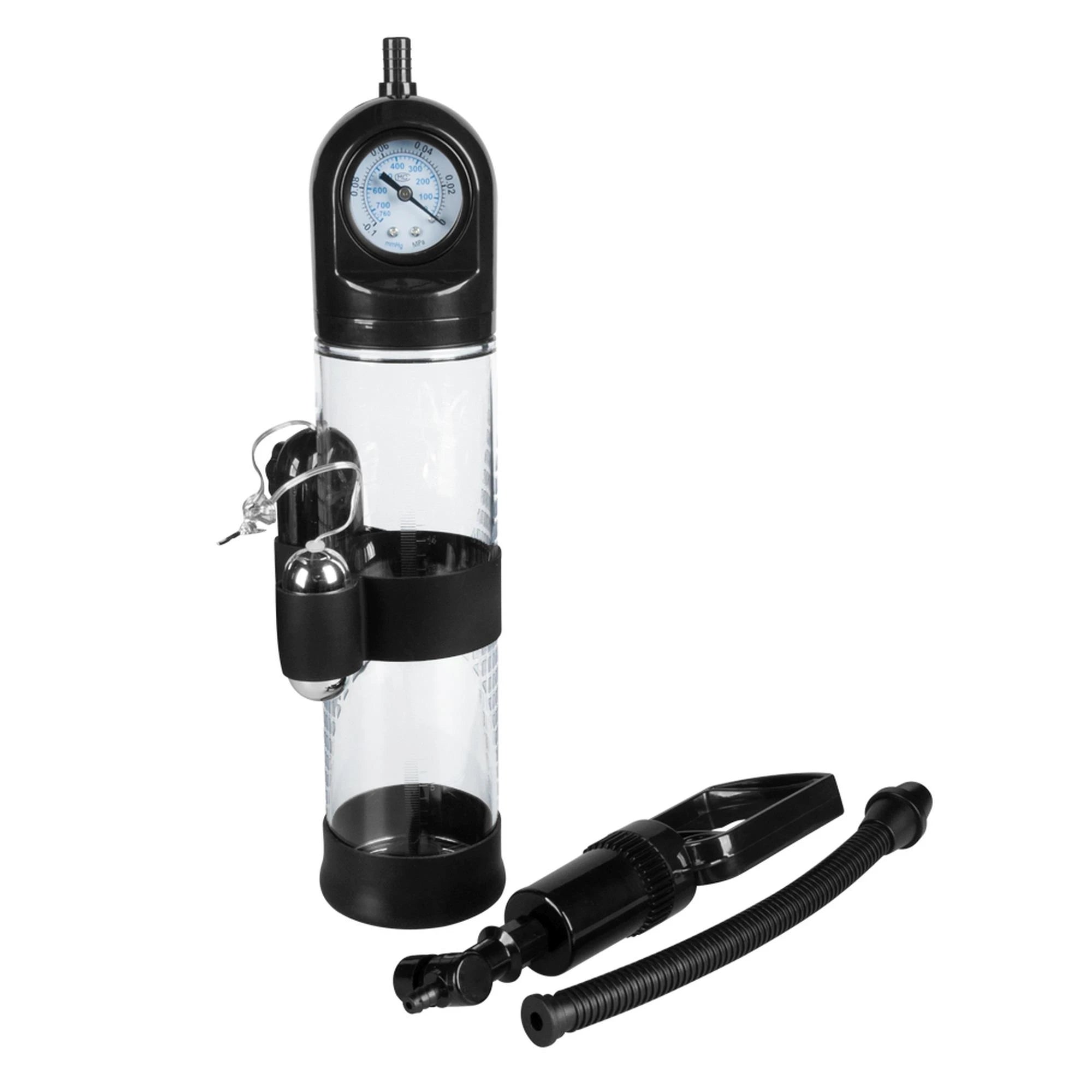 Pompe Pompka-Powerpump MASTER Vibrante - Noir et transparent