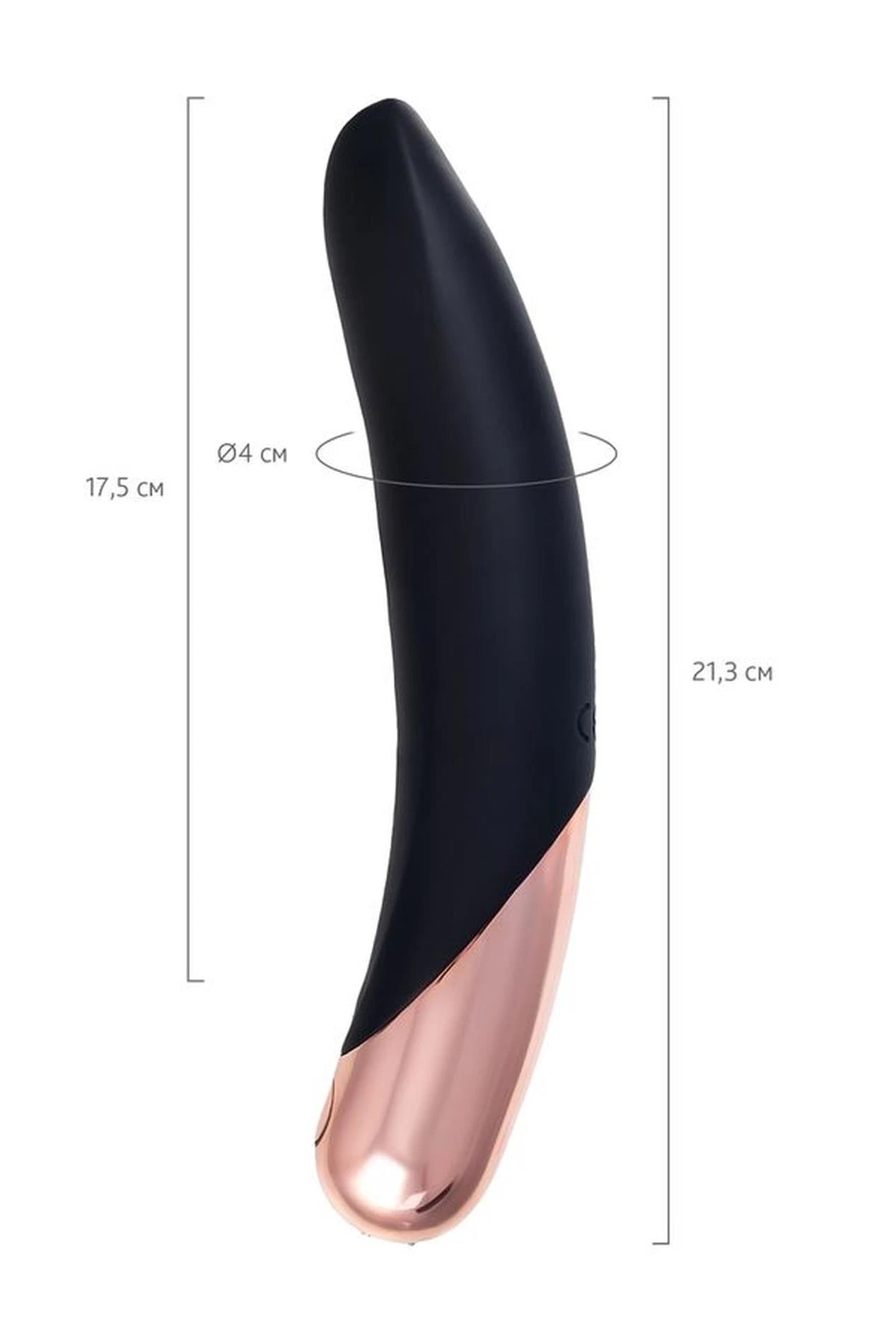 Unrealistic WANAME D-SPLASH WATERFALL vibrator, silicone, black, 21.3 cm
