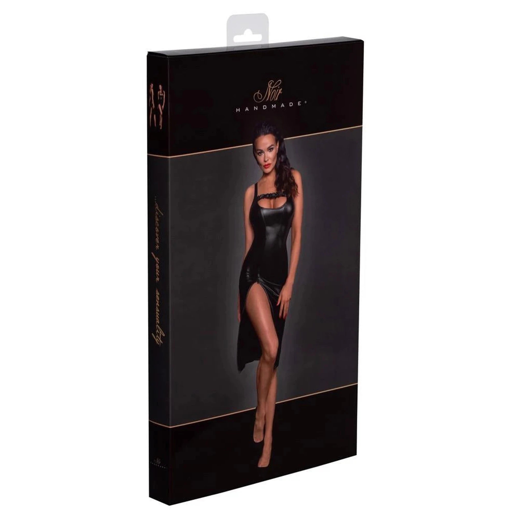 Robe midi noire XL