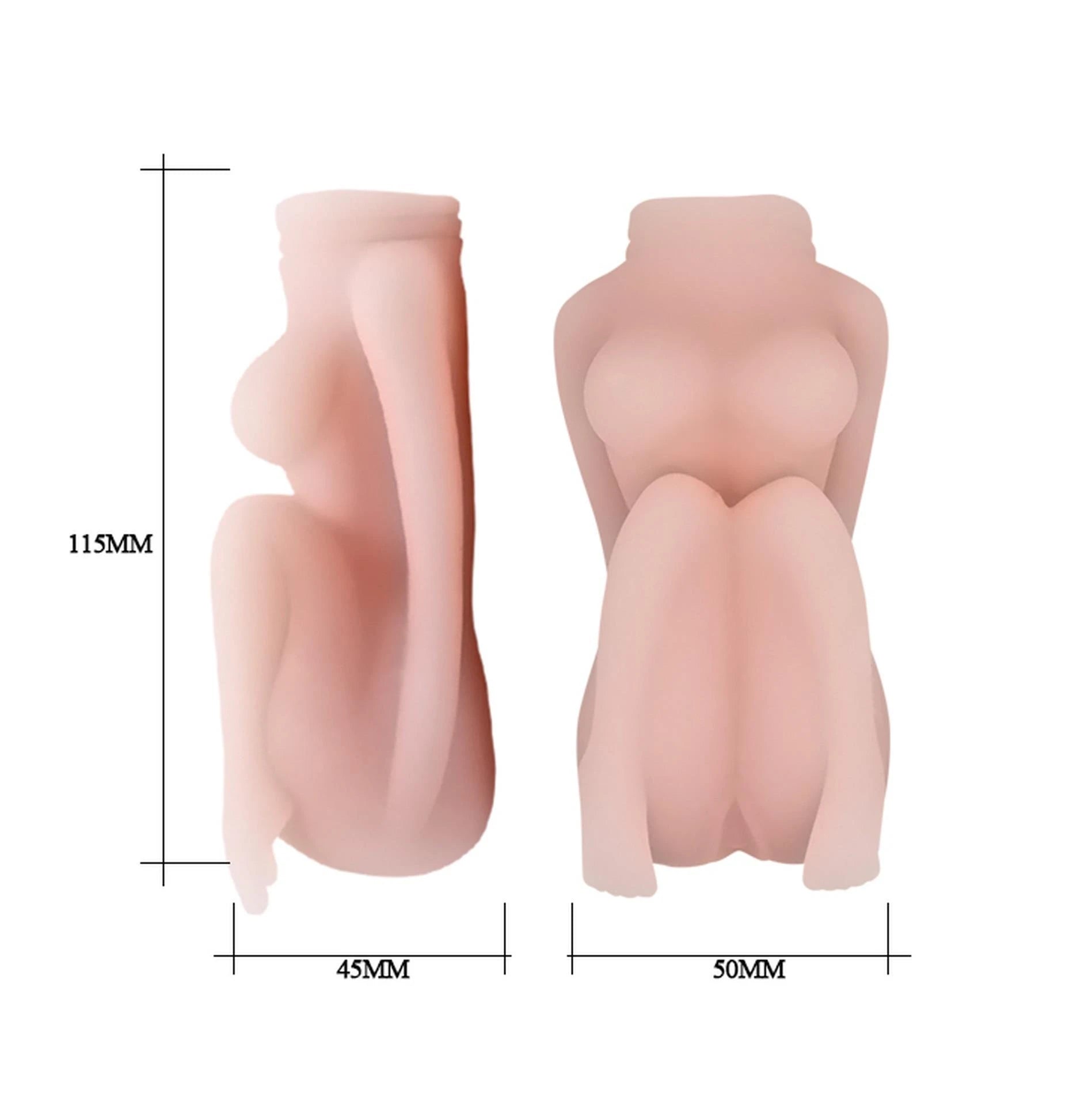 MASTURBATEUR VAGINAL ET SEINS, TPR, Étanche