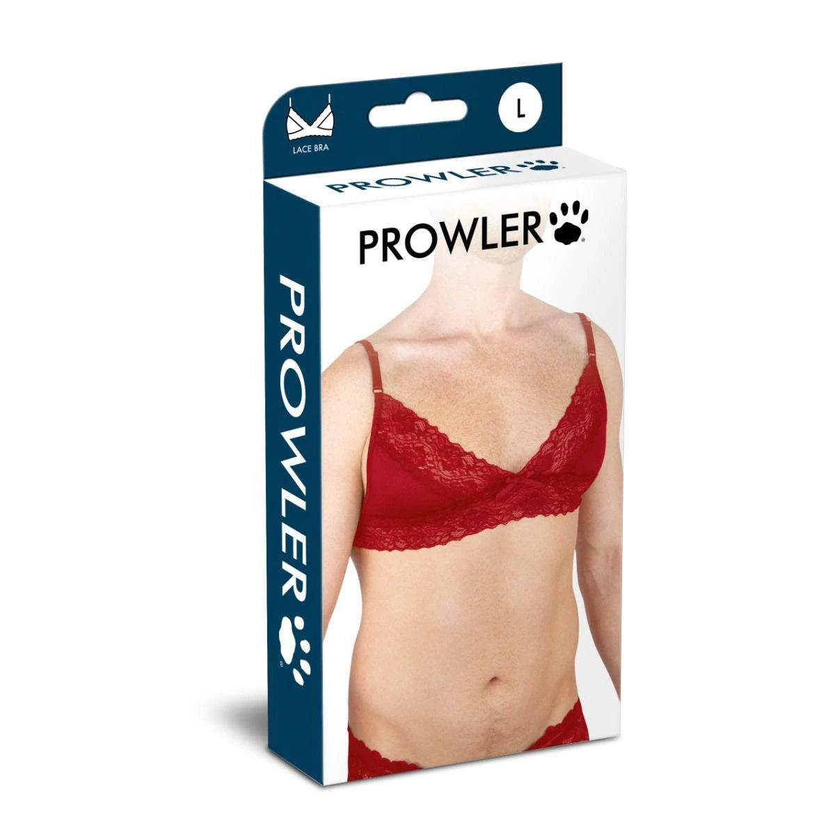 Soutien-gorge en dentelle rouge Prowler XXL