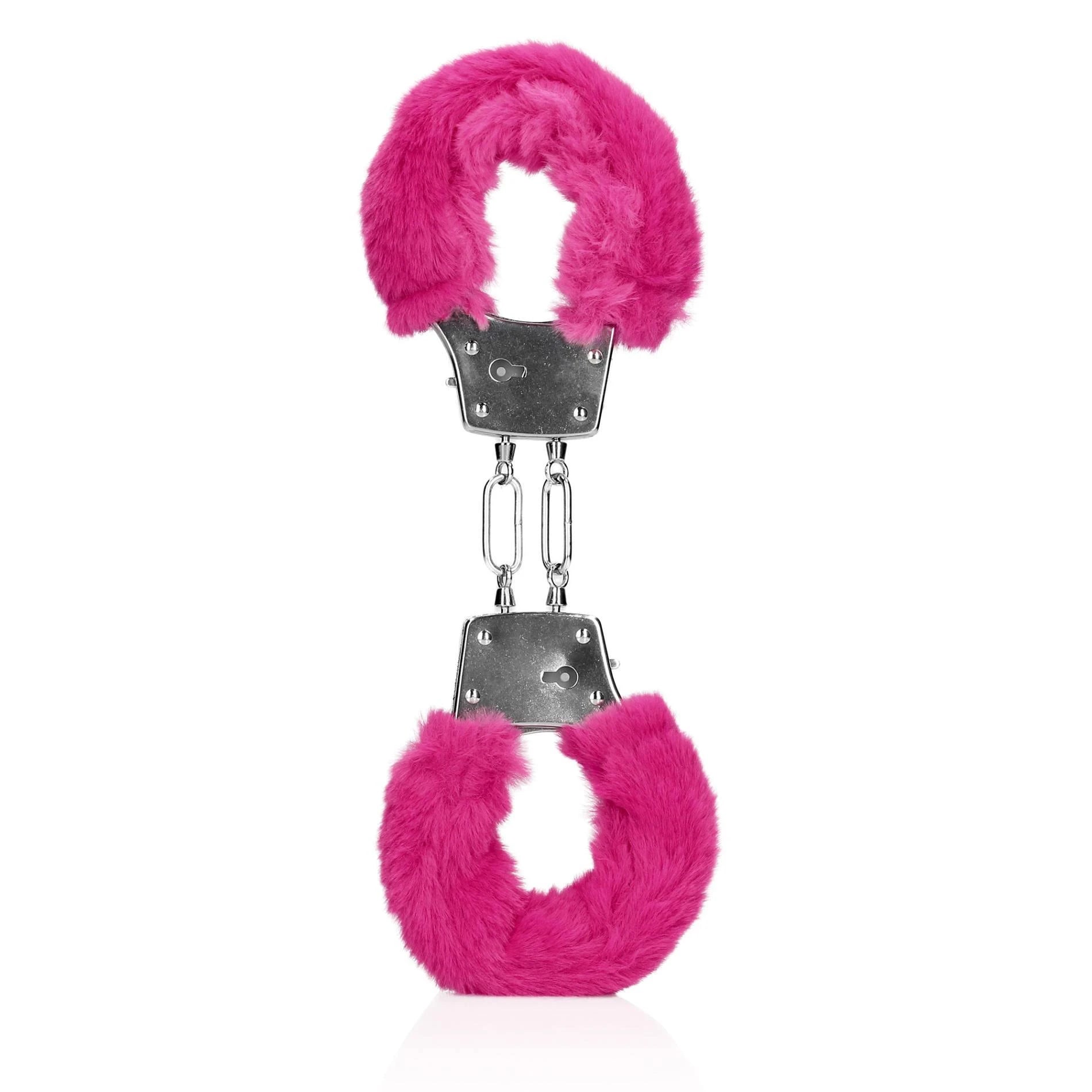 Menottes en Métal Pelucheuses - Rose