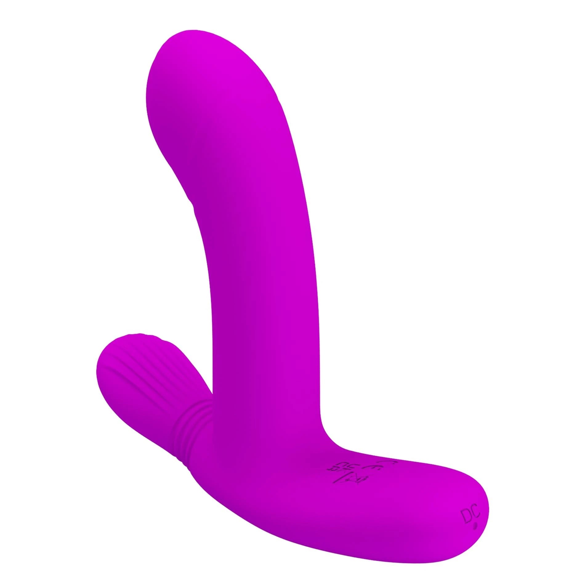 PRETTY LOVE - Geri Purple, 12 fonctions de vibration, 3 réglages de léchage, Télécommande sans fil