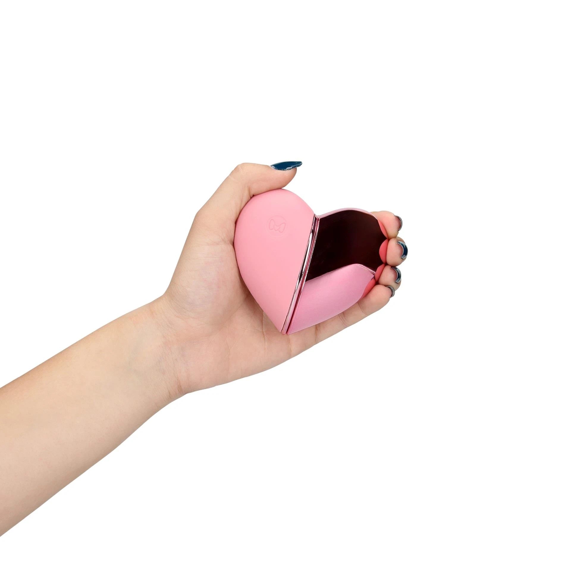 Tapping Heart Vibrator - Pink Arabesque