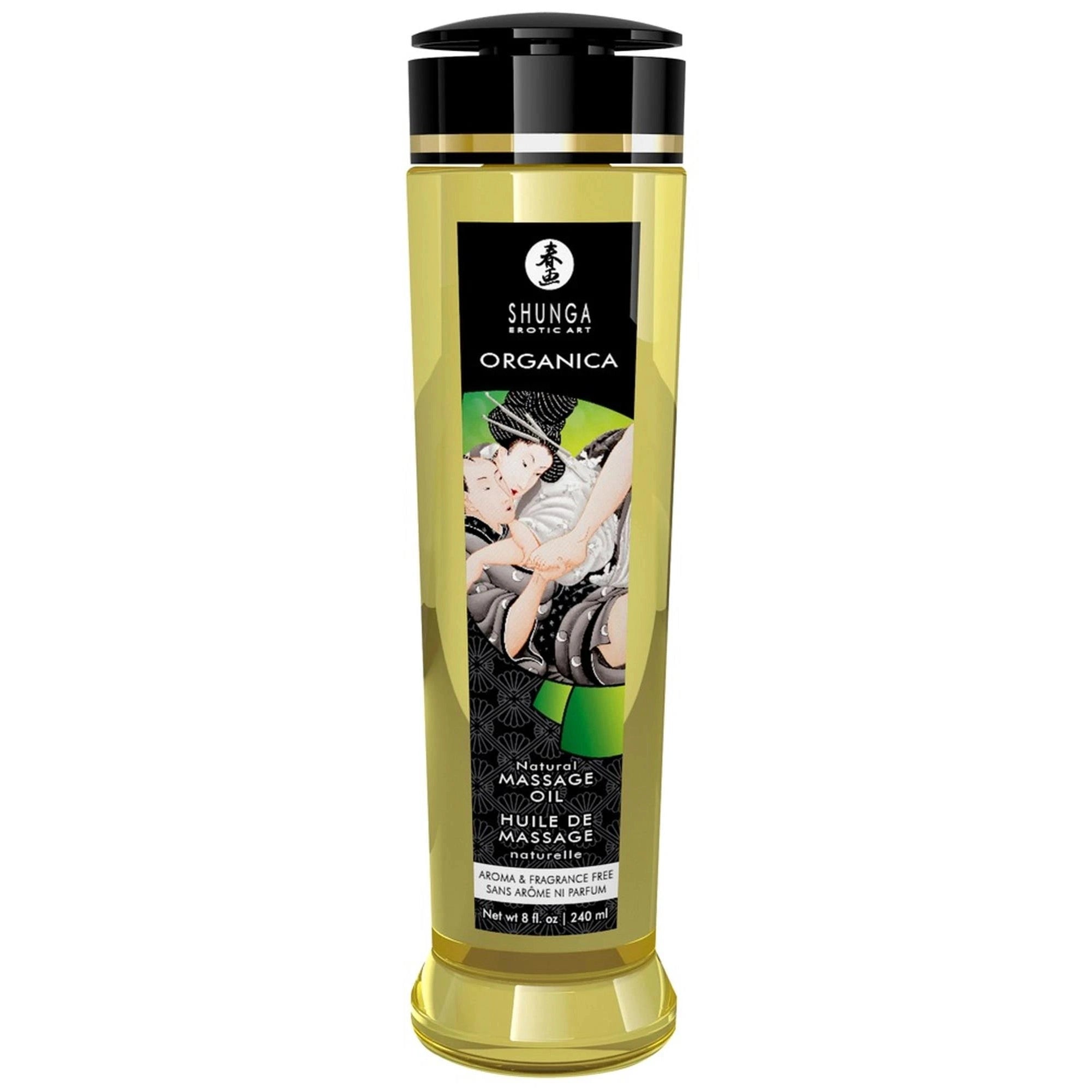 Huile de massage bio SANS PARFUM NI AROME