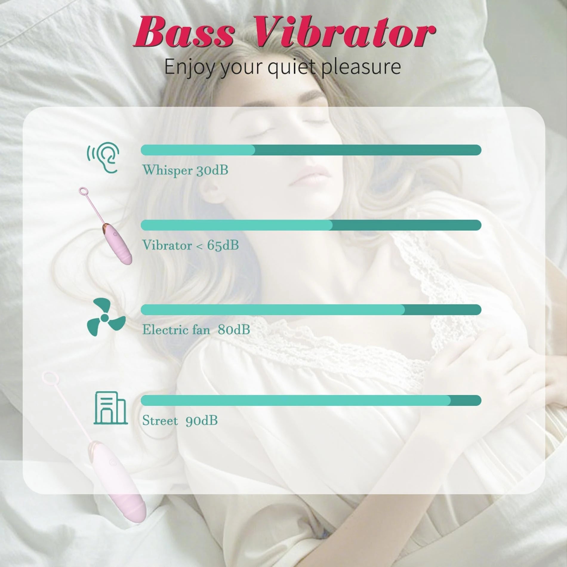 Vibrating Silicone Love EGG USB 7 vibration and thrust functions / Remote control Pink