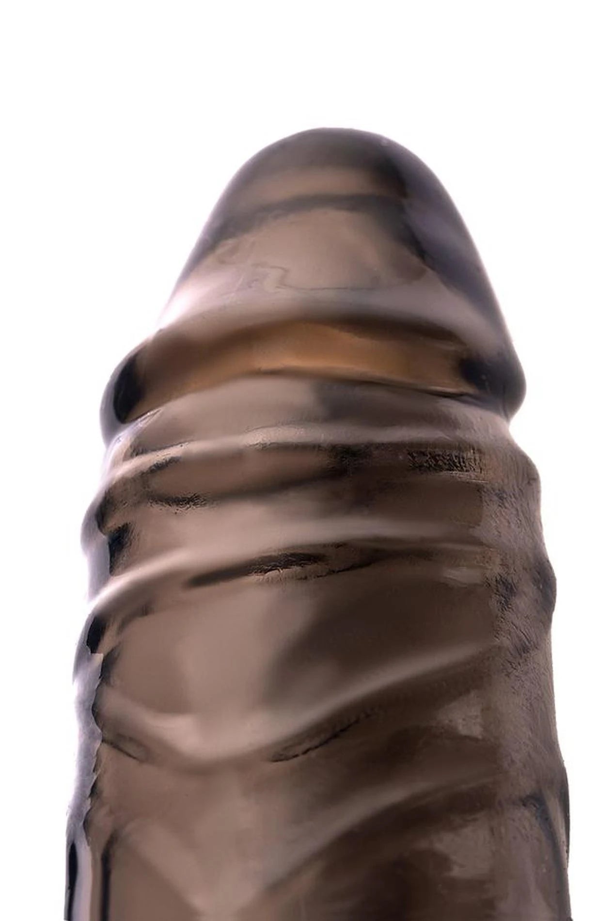 ToyFa XLover, Penis sleeve, for enlargement, TPE, transparent black, 15.5 cm