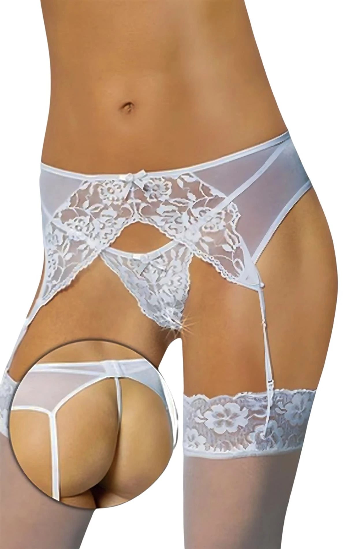 Porte-jarretelles 3317 - blanc S/M