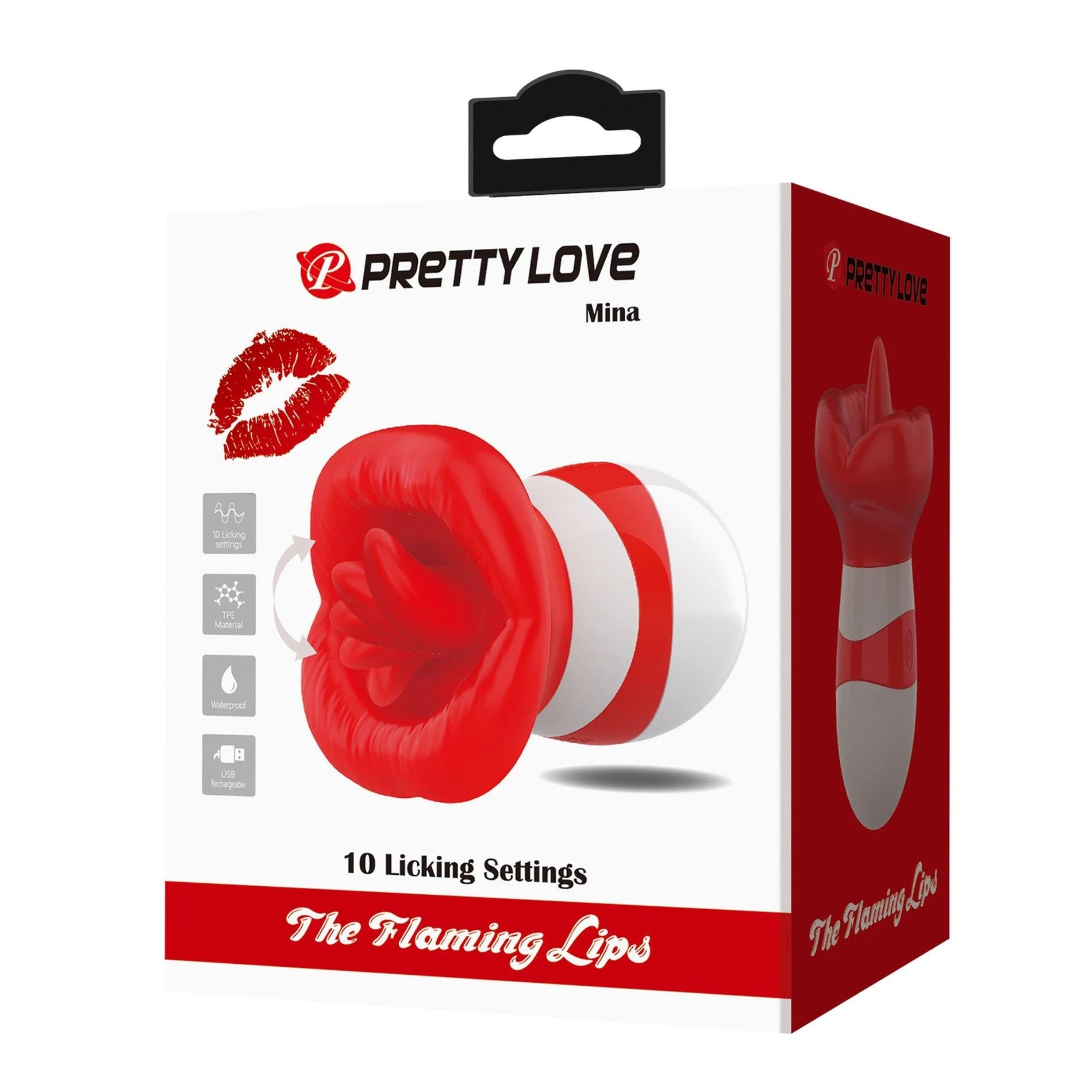 PRETTY LOVE - Mina TPR ABS, 10 modes de léchage