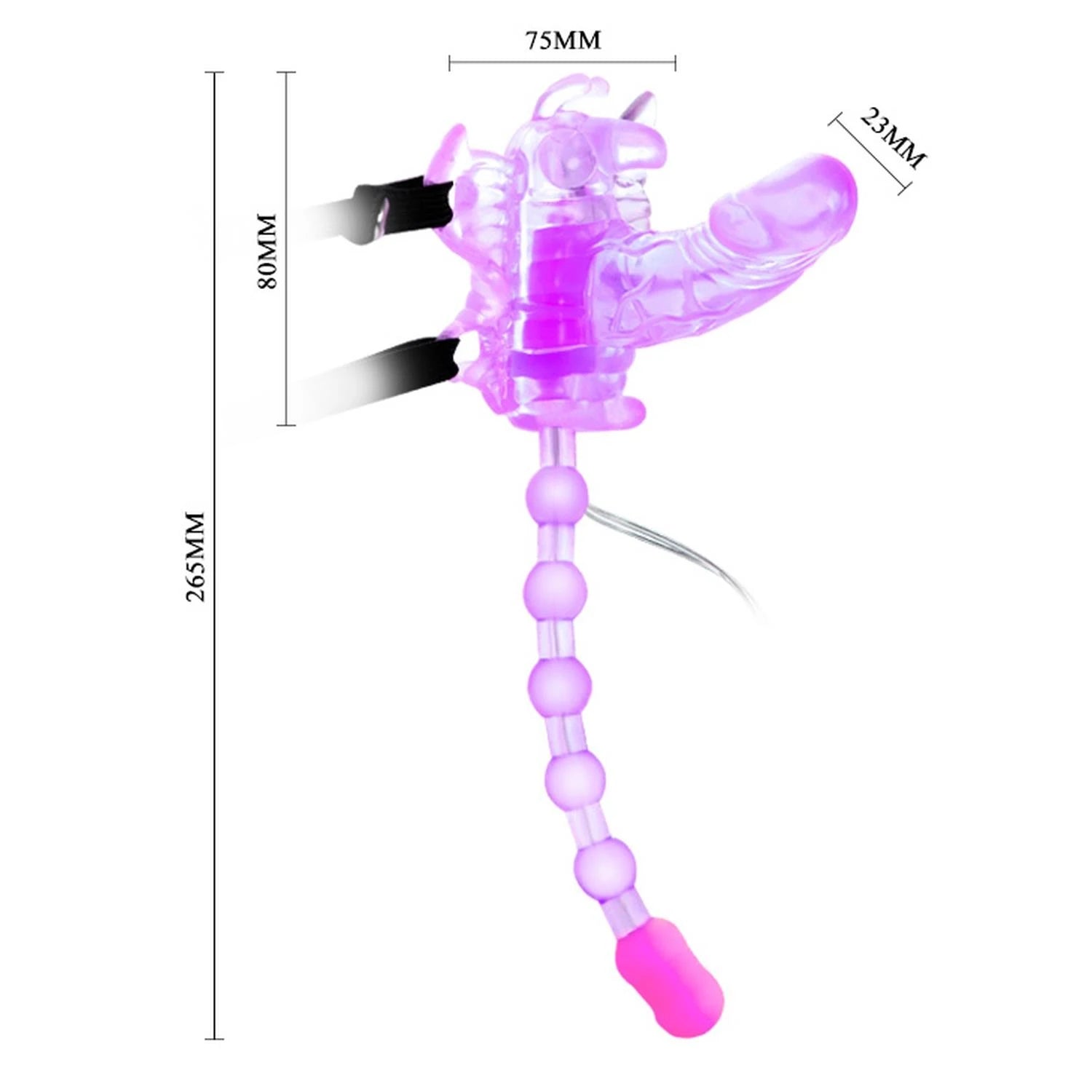 BAILE- BUTTERFLY, 7 vibration functions