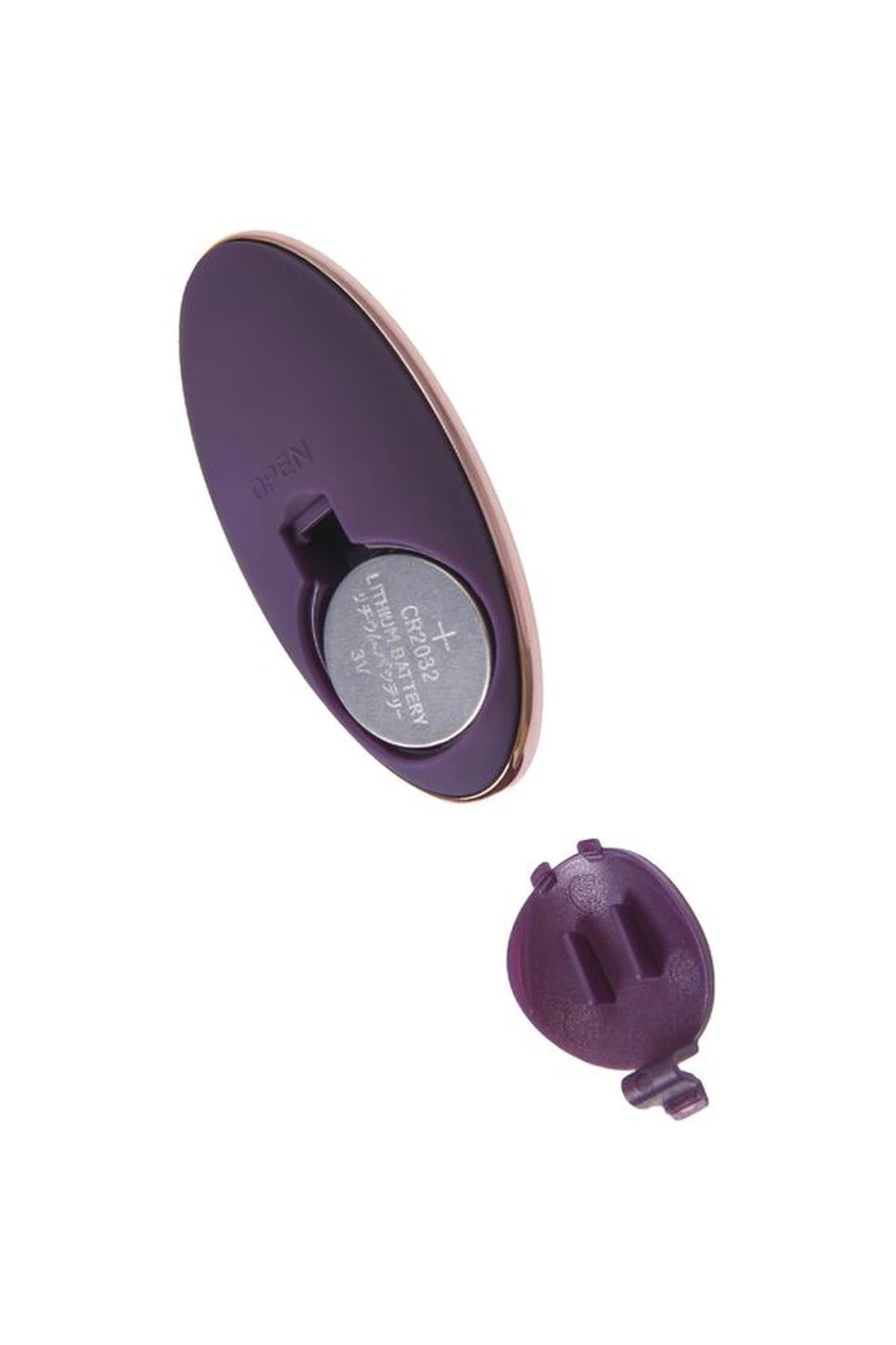 JOS Vibrating Egg with Friction Simulation  Bumpy, Silicone, Violet, 9 cm