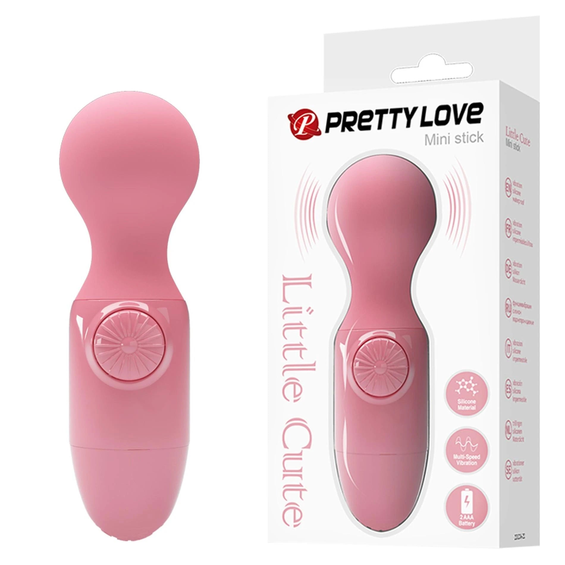 PRETTY LOVE - Mini bâton rose, Petite vibration mignonne