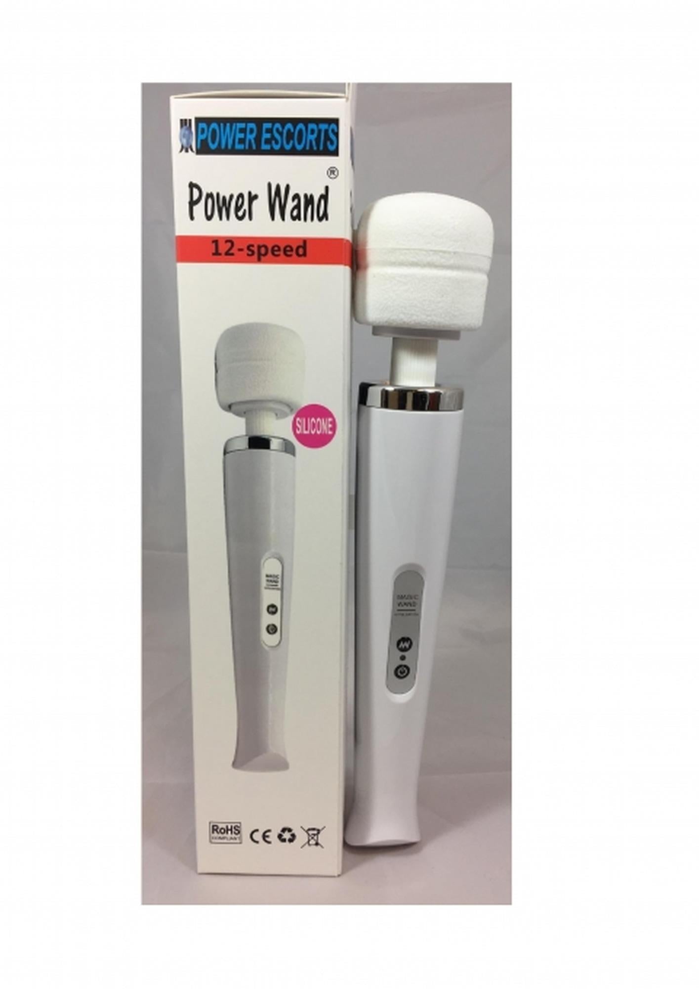 Powerwand blanc prise UE grand masseur baguette