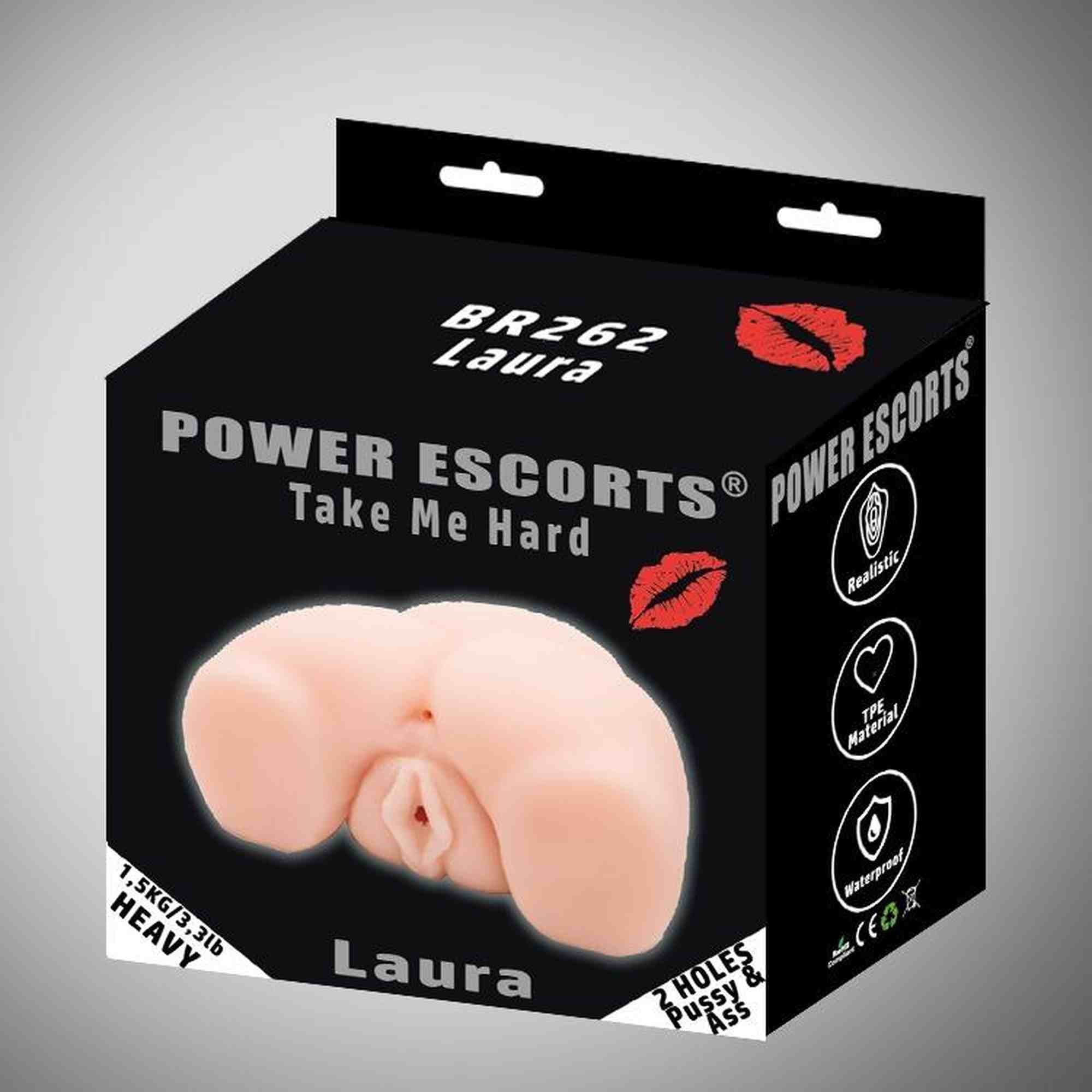 Masturbator-Take Me Hard Laura-Pussy & Ass Masturbator 1.55kg Flesh