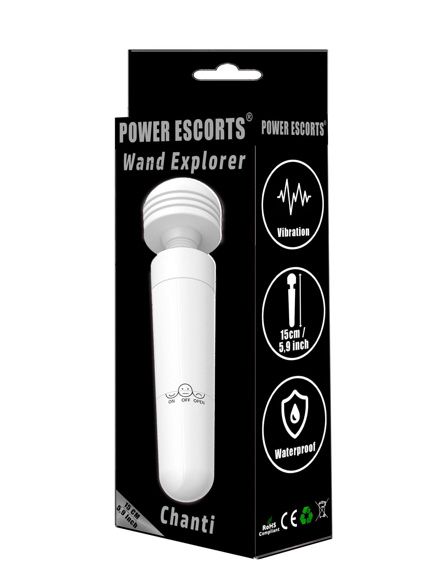 Wand Explorer-Chanti-Vibrator 15cm-White