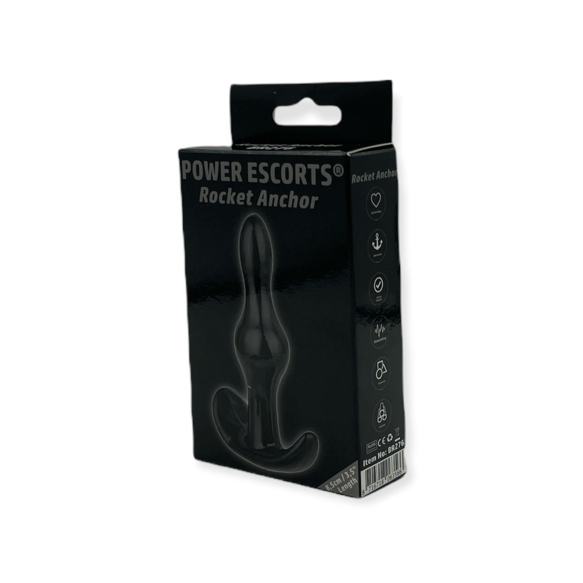 Plug-Rocket Anchor Plug 8.5cm Black