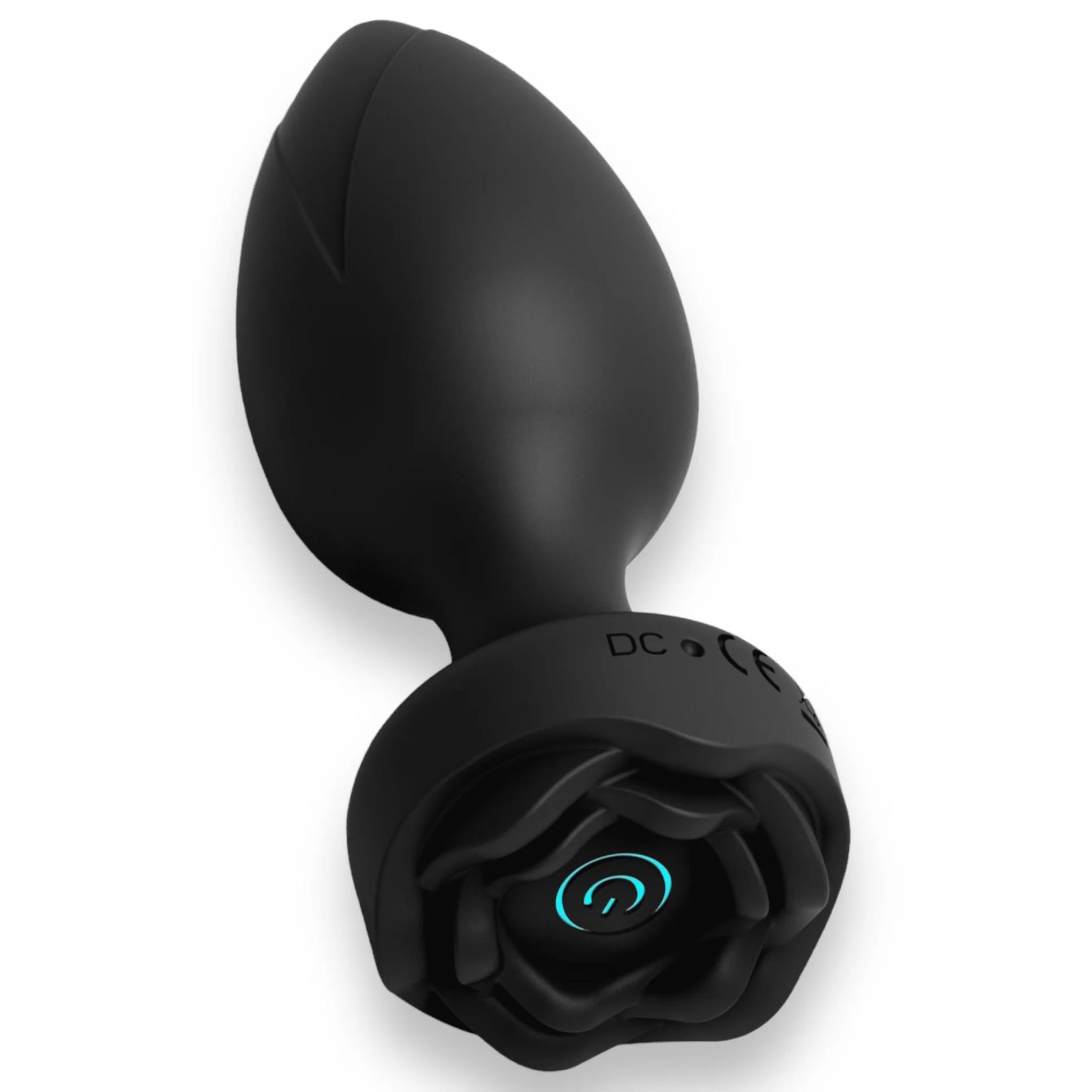 Plug - Remote Rose Design Plug - USB Rechargeable - 10 Functions - Two Colors