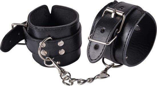 Menottes réglables noires Kinky Cuffs