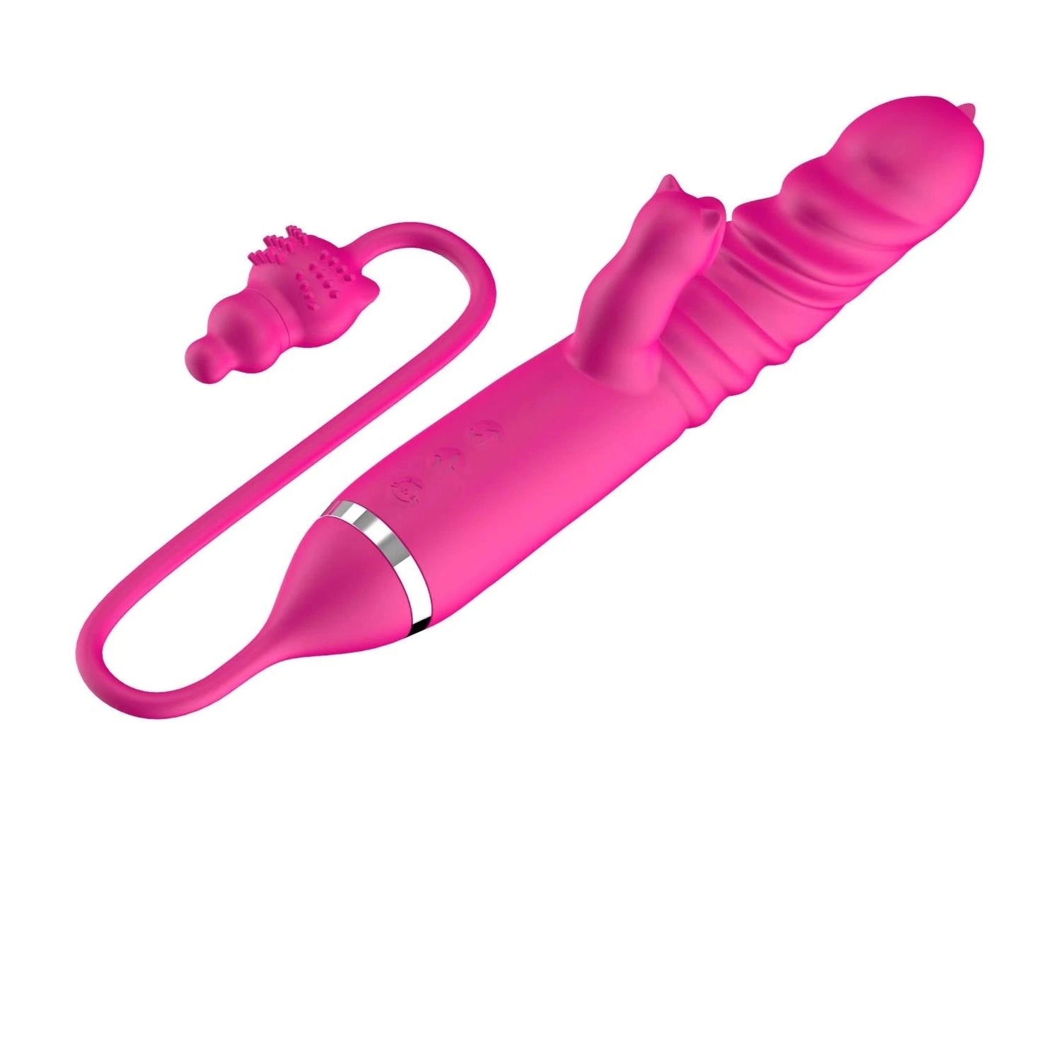Tongue licking Triple Stimulation Thrusting Vibrator