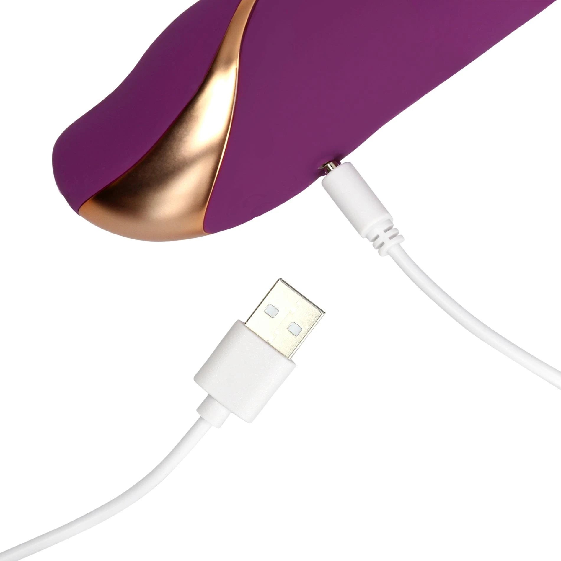 3 Up-and-Down Moving Rings Vibrator - Orchidee Purple