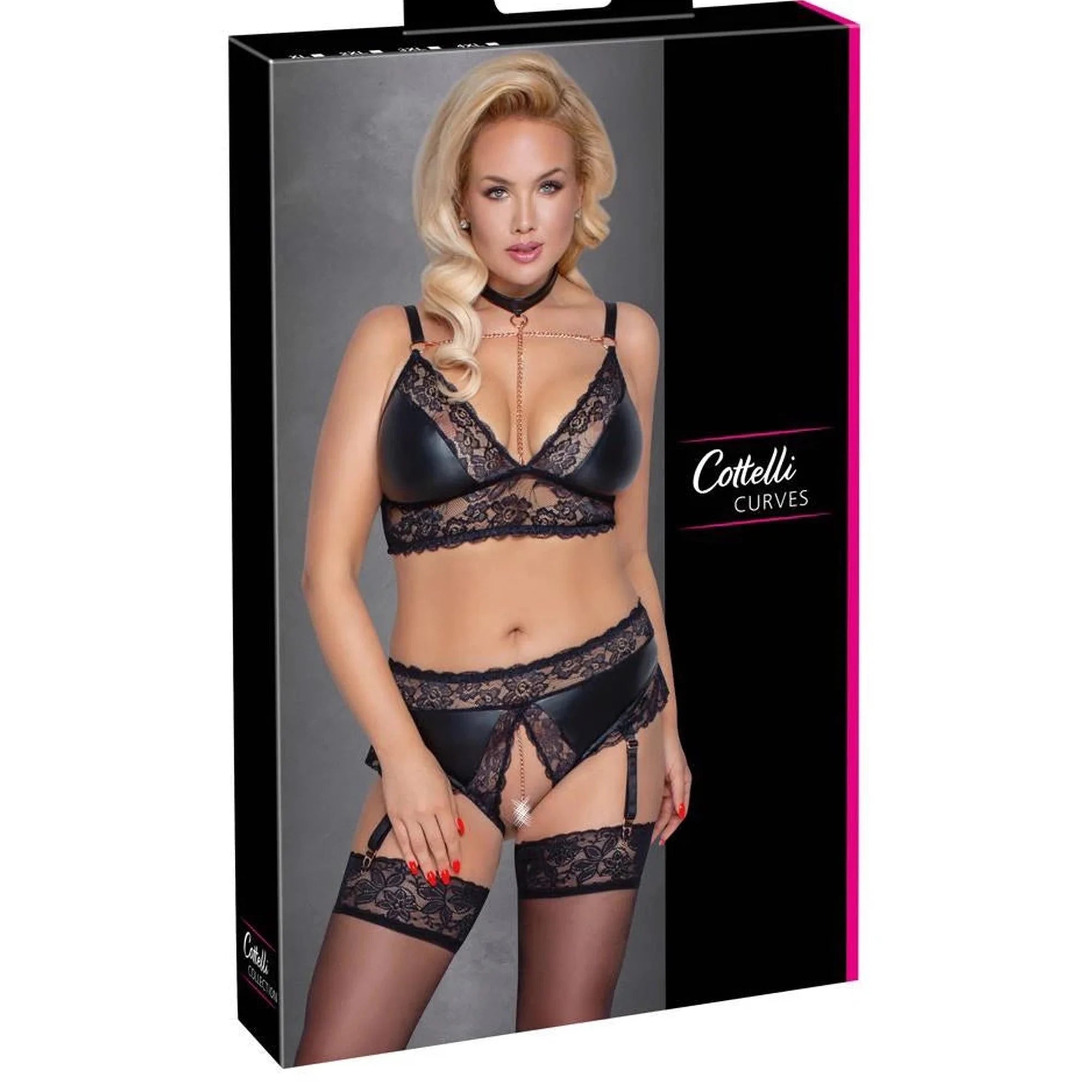 Bra and Suspender Briefs 2XL