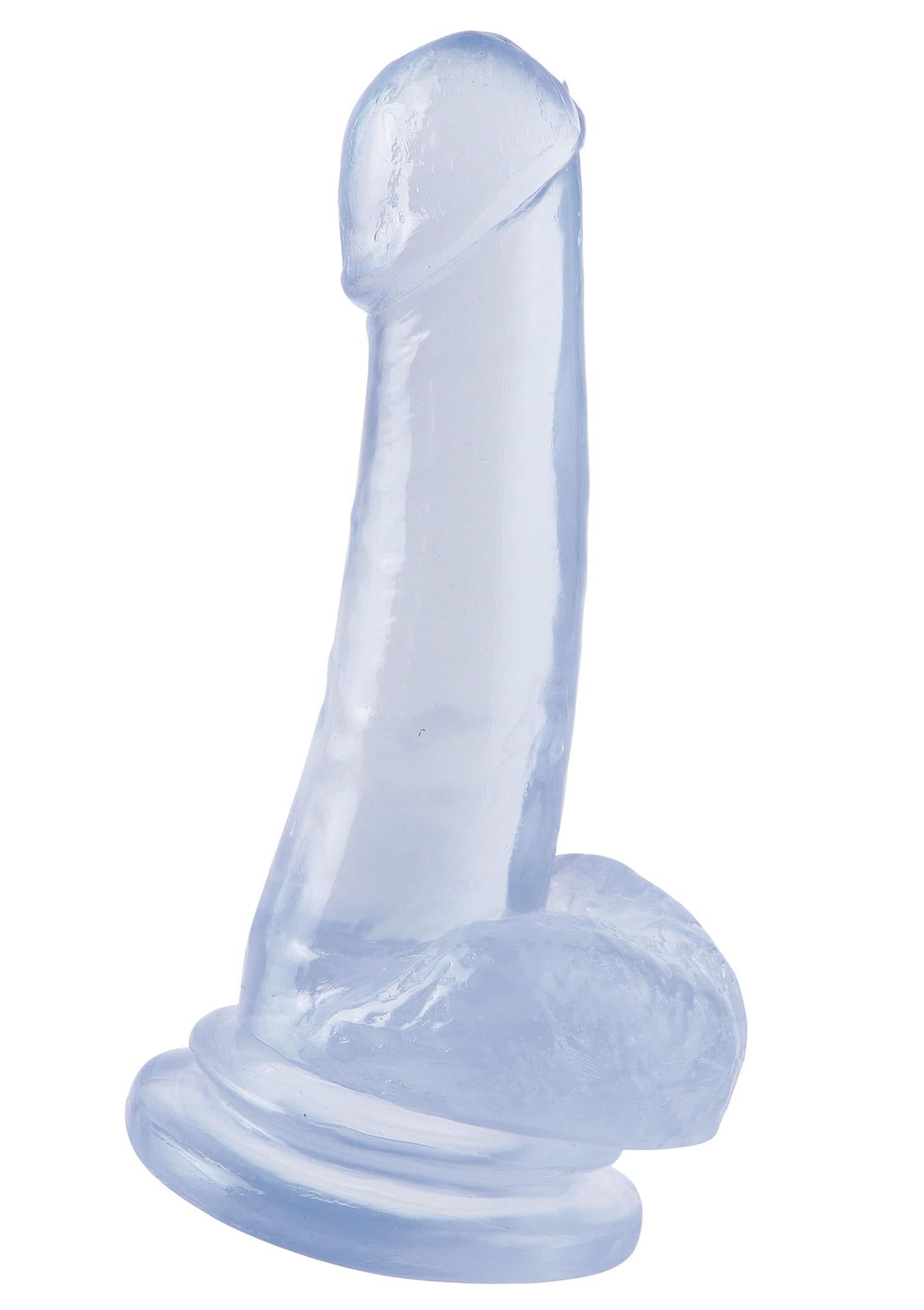 8 pouces Dong avec ventouse transparent
