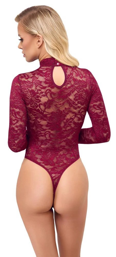 Body en dentelle rouge L