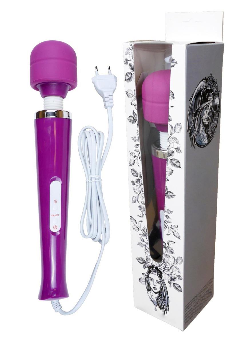 Stymulator-Magic Massager Wand Câble 110-240V Violet 10 Fonctions