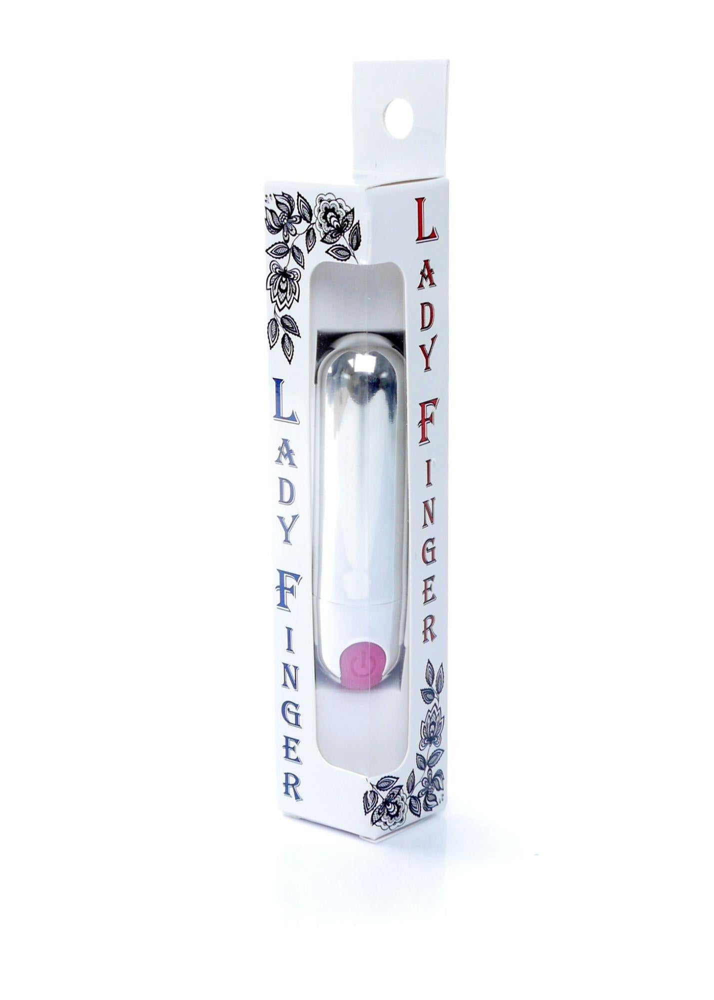 Wibrator-Strong Bullet Vibrator Silver/Pink USB 10 Function