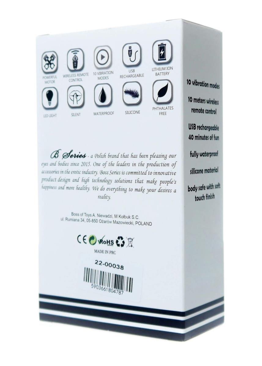 Vibrating Silicone Kegel Balls USB 10 Function / Remote control -Flesh