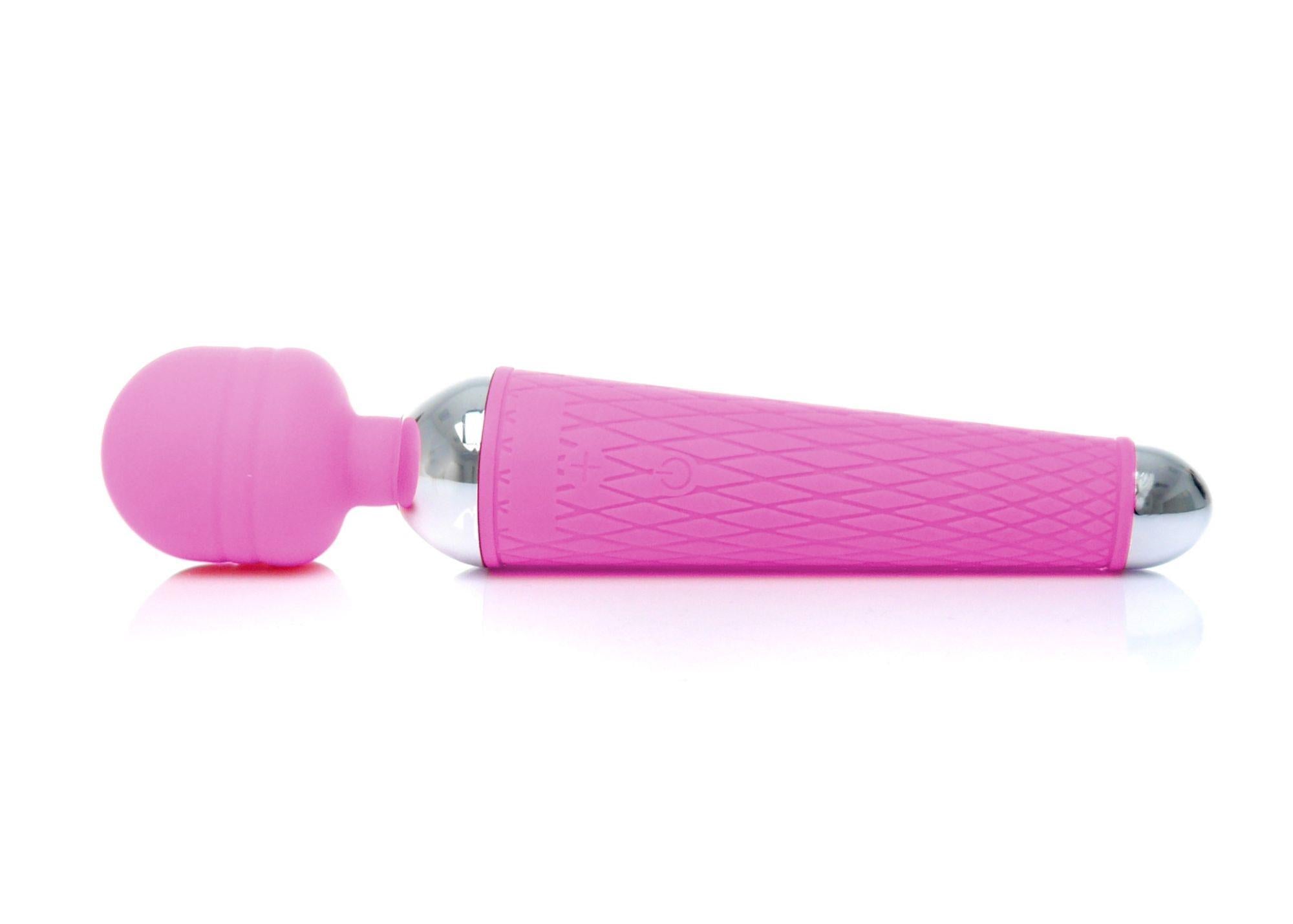Stymulator-Masseur baguette vibrant USB violet 10 fonctions